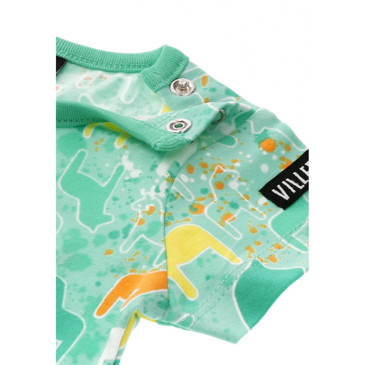 Villervalla Kurzarmbody Dala Unisex Kinder (1-tlg) Kleidbody, Body mit Rock, Bodysuit-Kleid, Bodykleidchen, Body-Dress