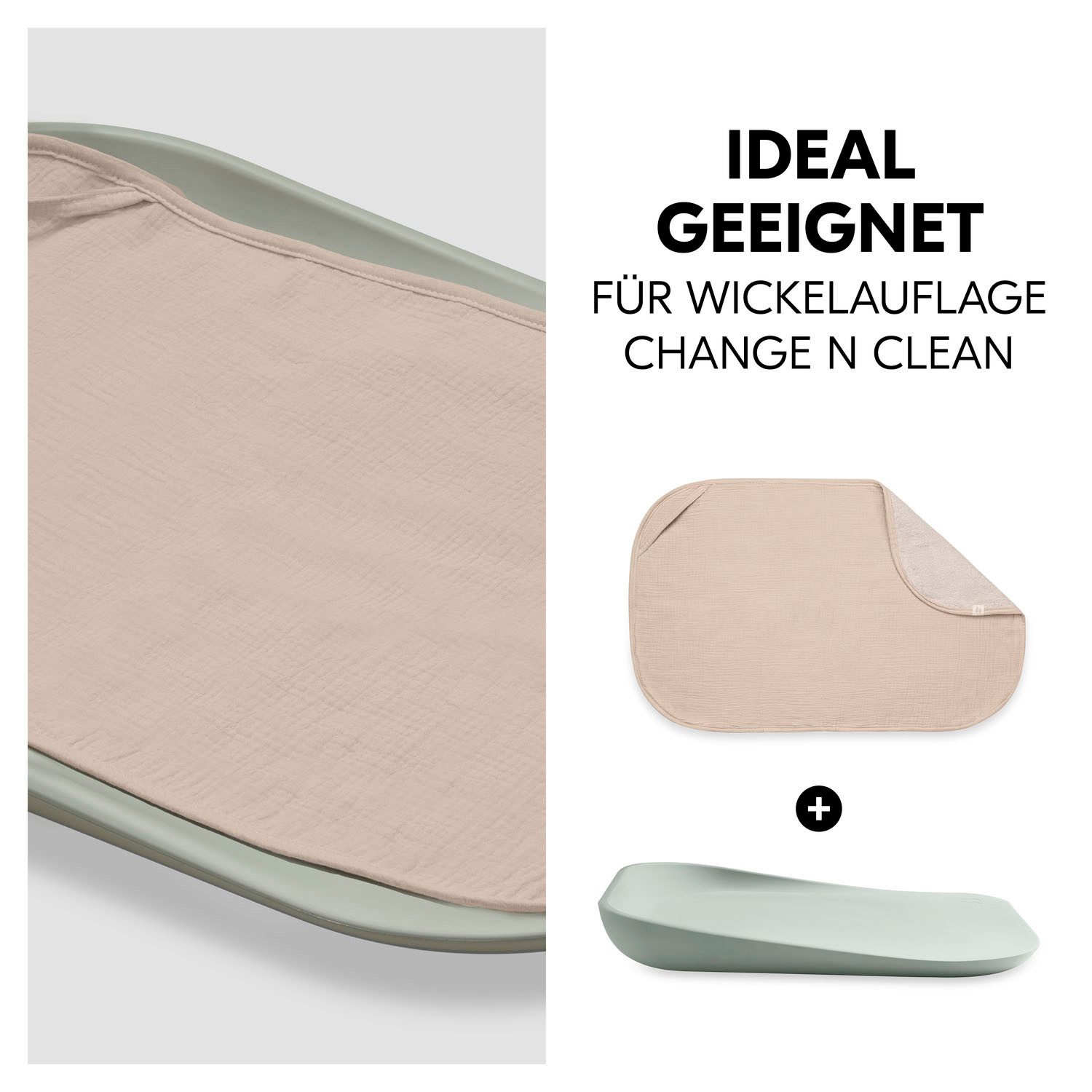 Hauck Wickelauflagenbezug Changing Mat Liner – Bild 5 von 5
