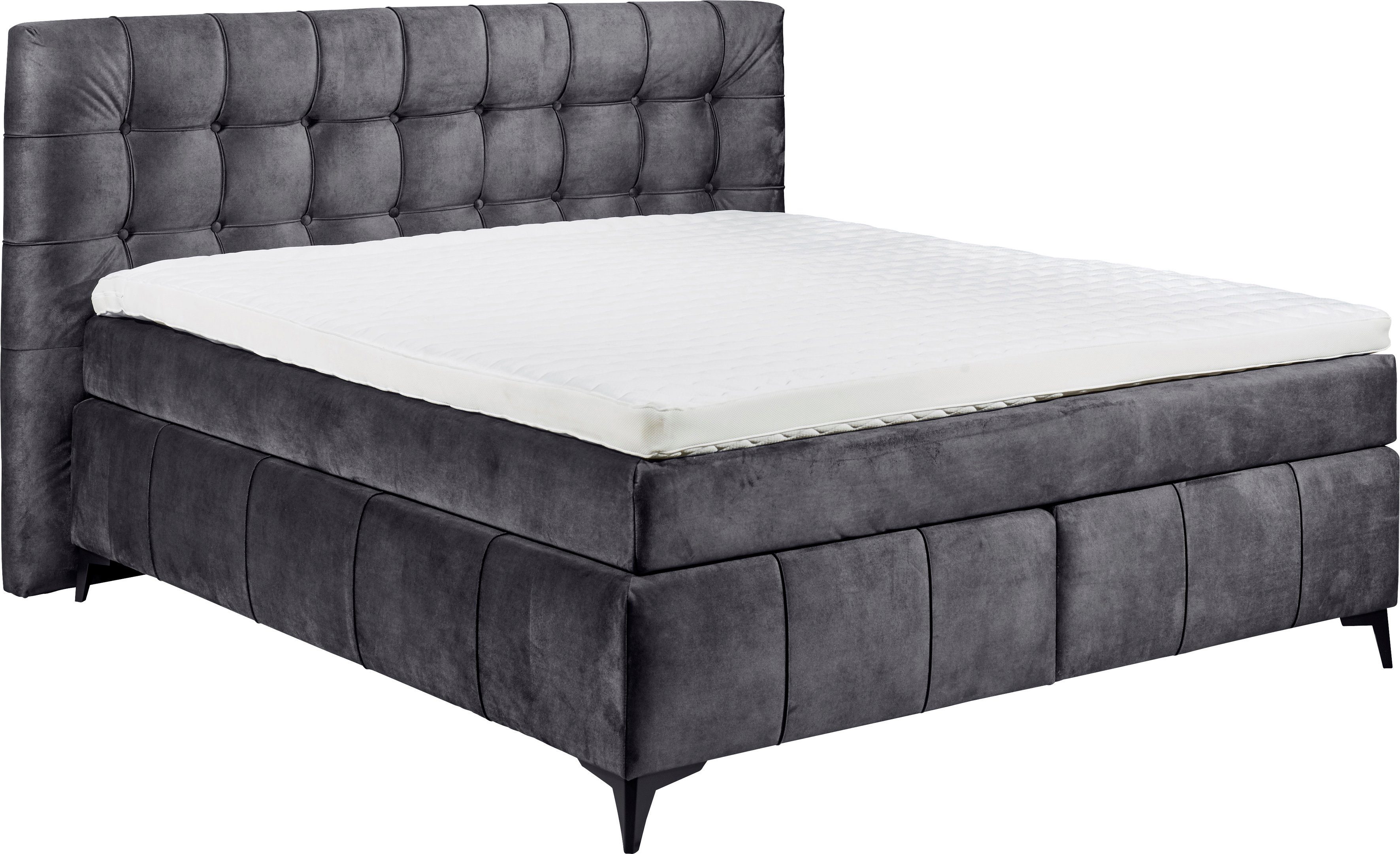 ED EXCITING DESIGN Boxspringbett Oregon, inkl. günstig online kaufen