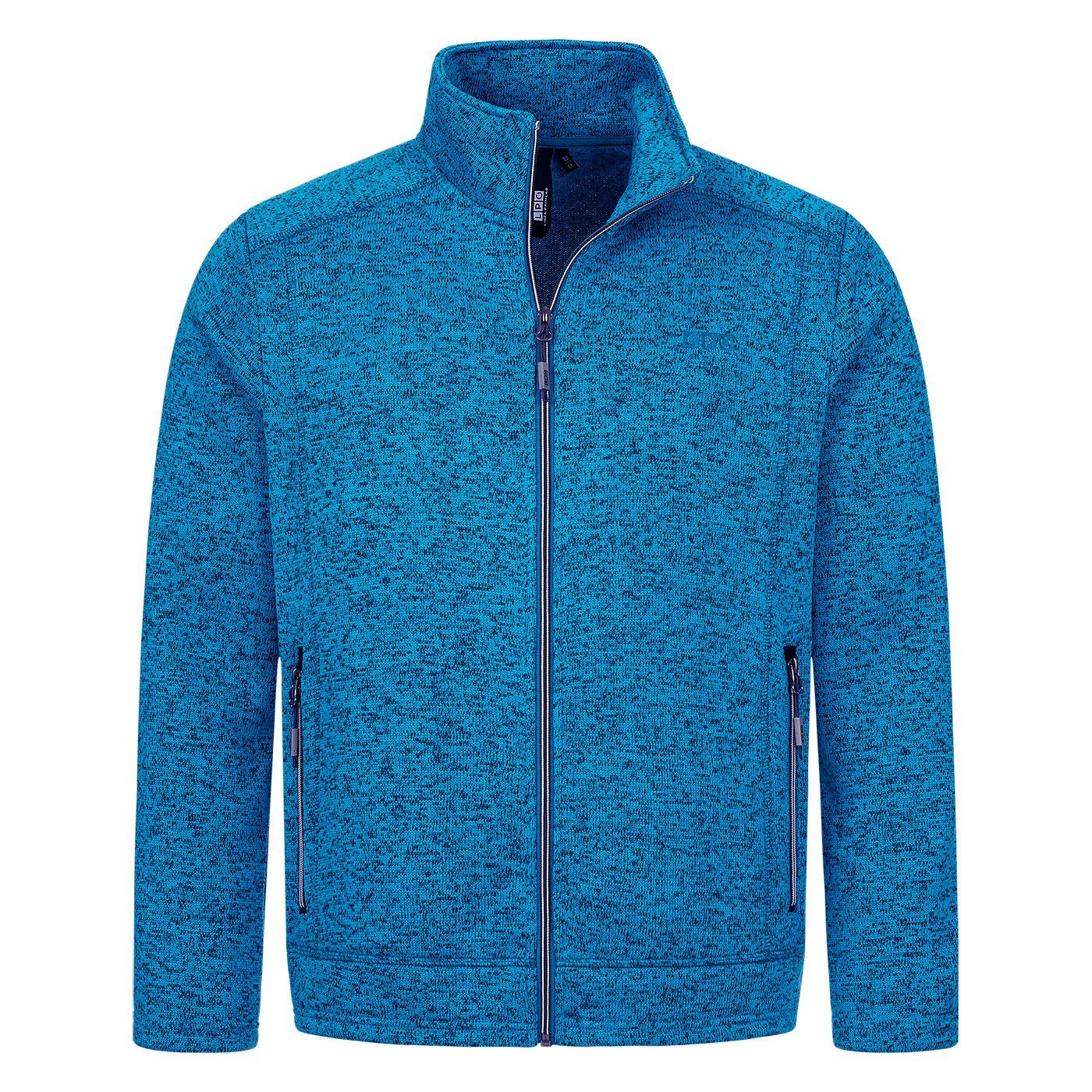 melange DEPROC Active MEN CS OWEN Blue II aster Fleecejacke