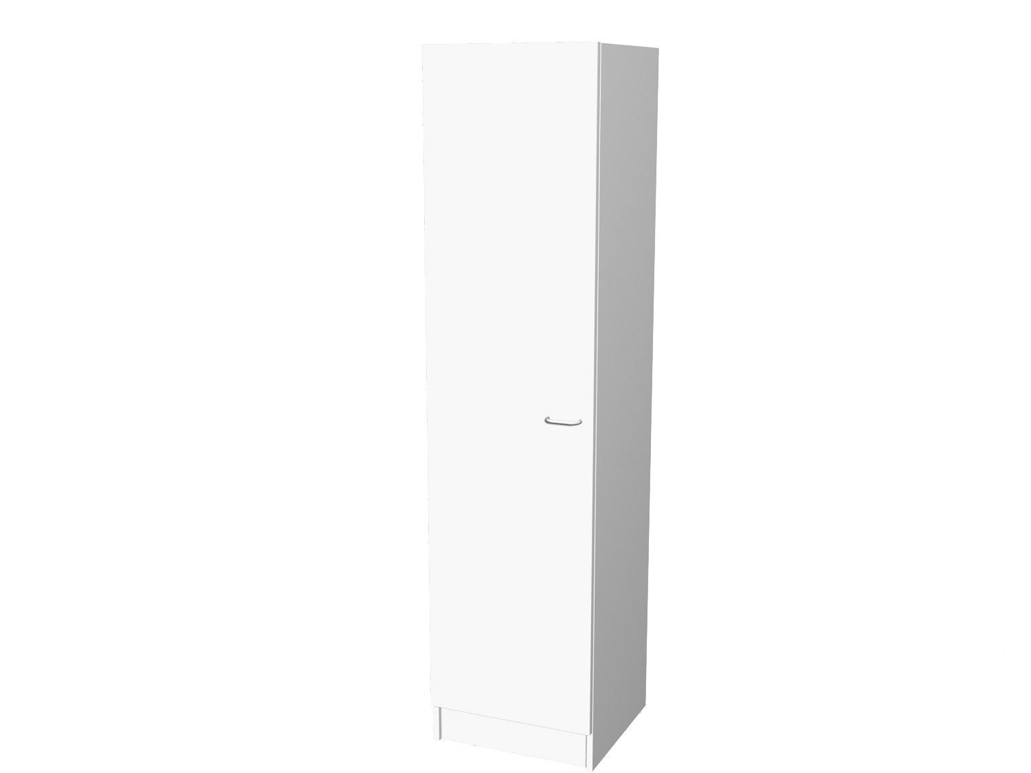 Flex-Well Hochschrank Geschirrschrank 50 cm breit - Weiß – Modell Rapido