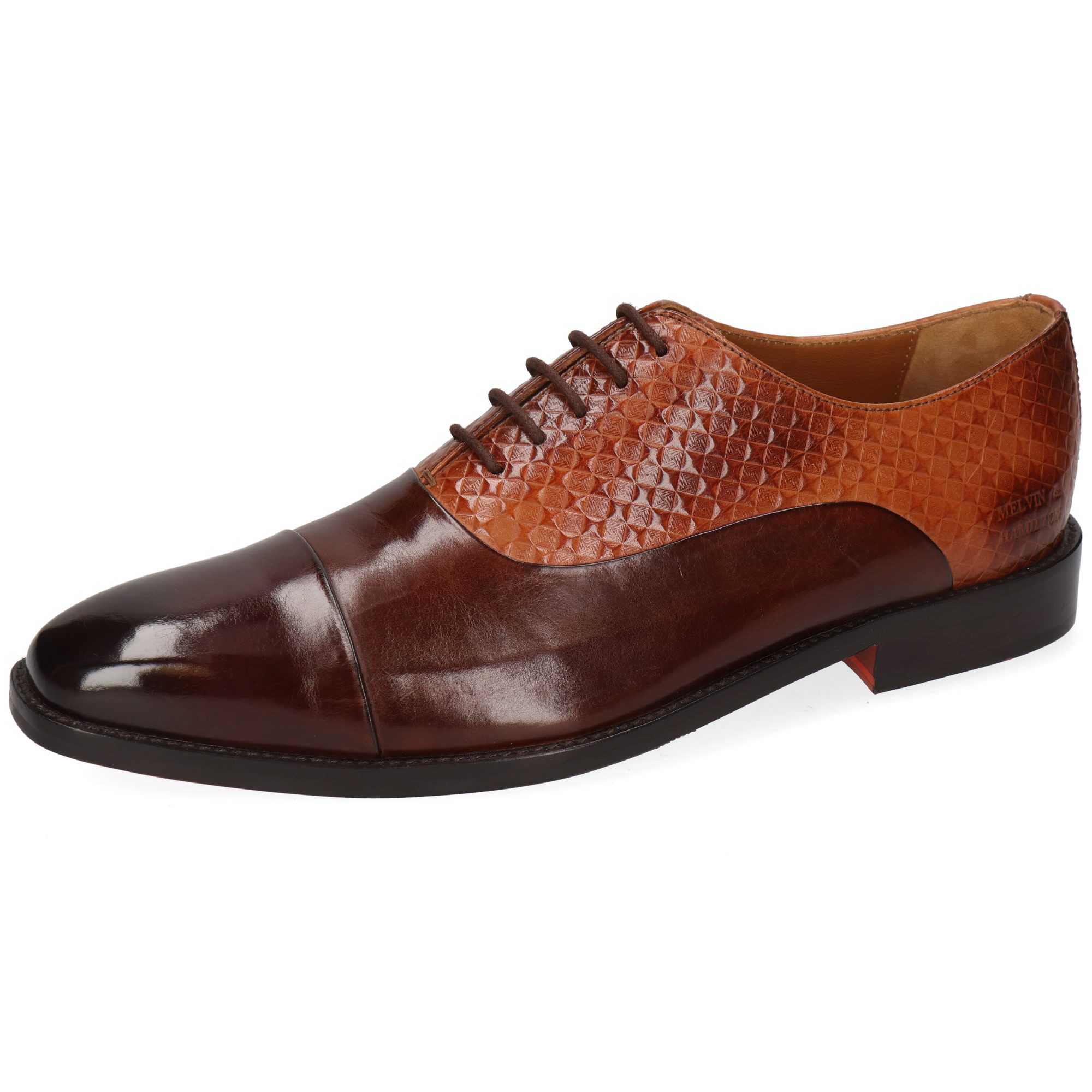Lawrence 3 Leder-Oxford Schuhe für Herren Schnürschuh
