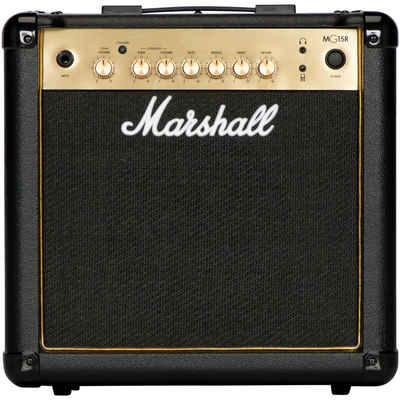 Marshall Verstärker (MG15GR Black & Gold - Transistor Combo Verstärker für E-Gitarre)