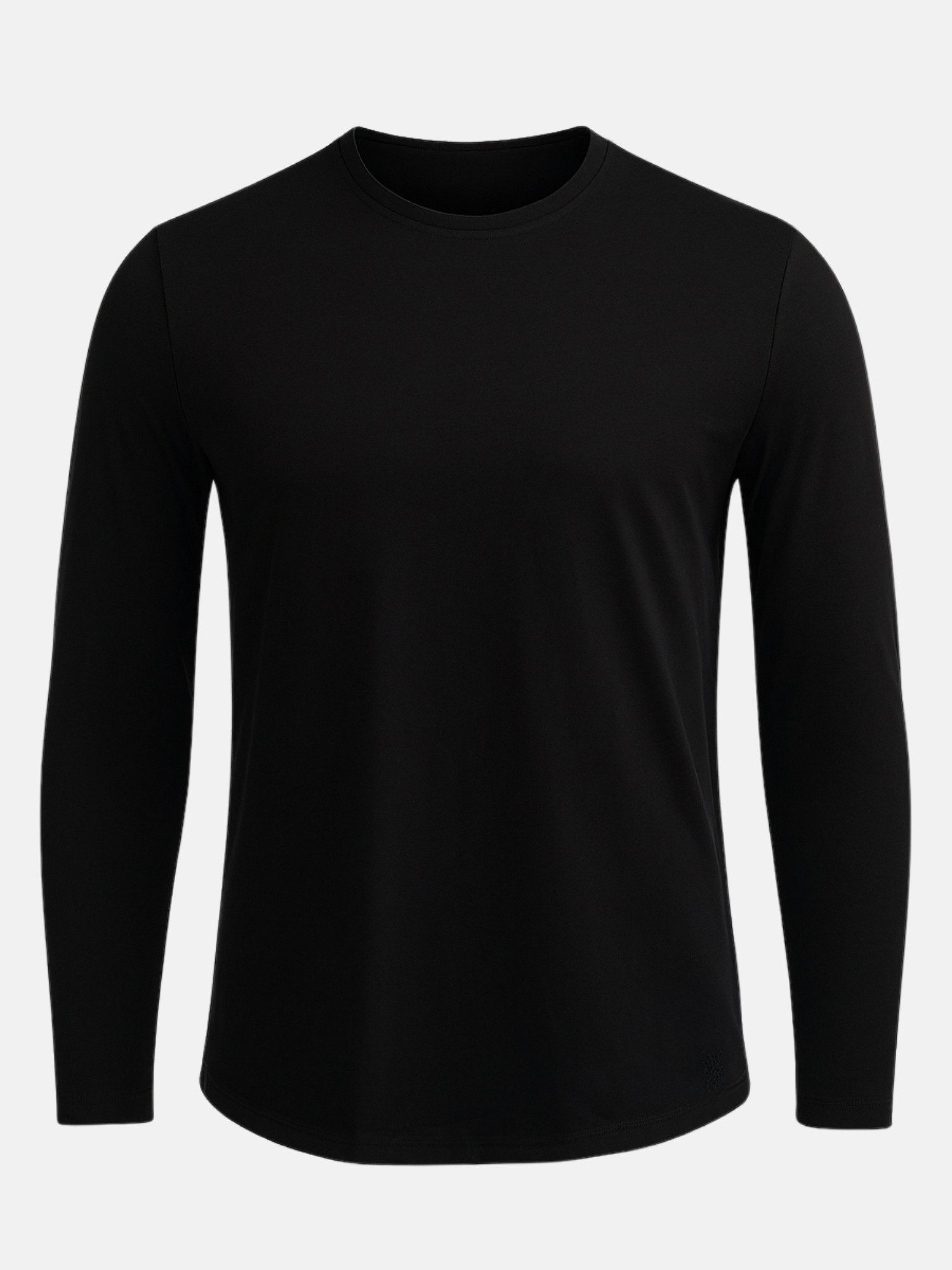 Tazzio Rundhalspullover Langarmshirt E108 (Packung, 2-tlg., 2er-Pack) Langarm, Rundhalsausschnitt, unifarben