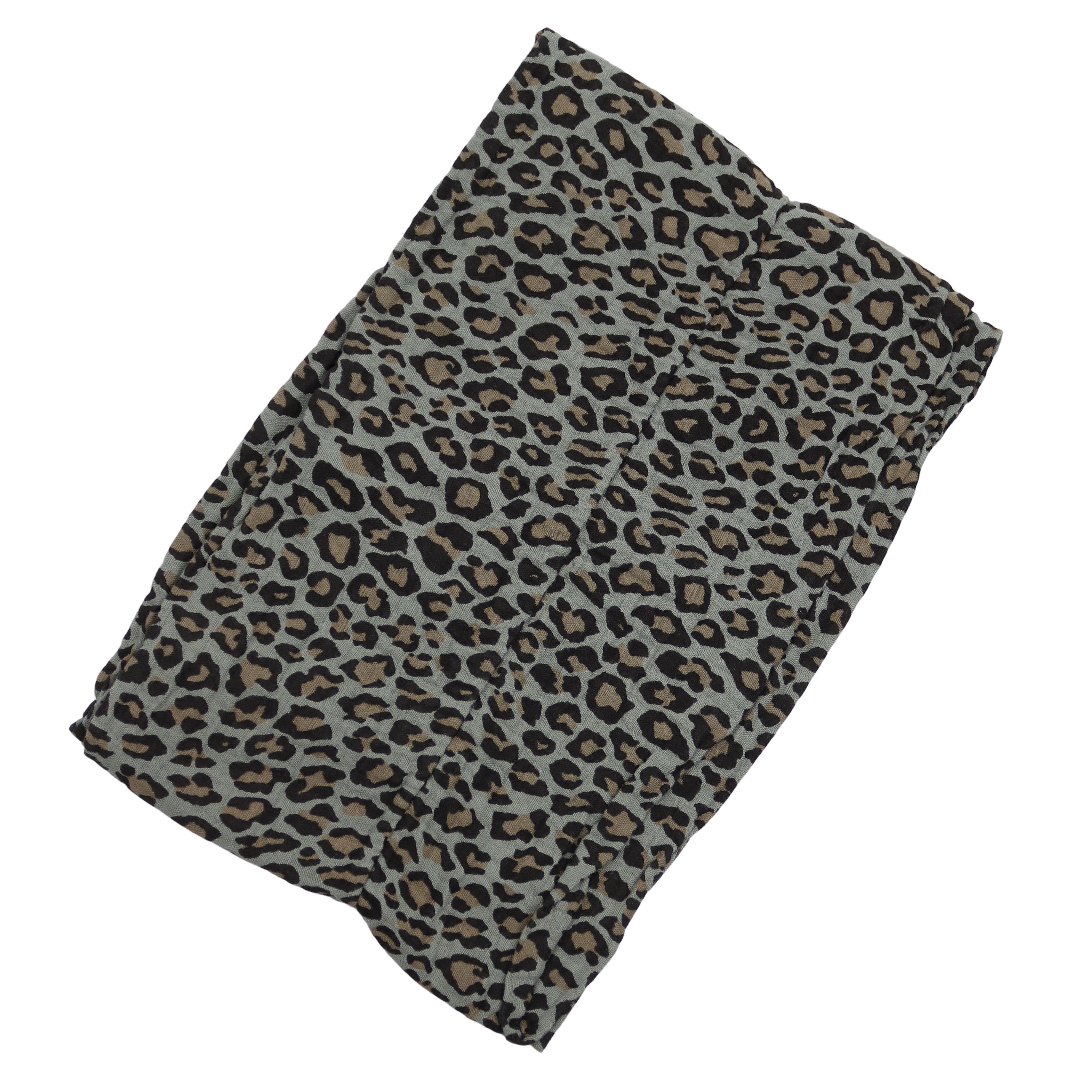 MIRROSI Loop Damen Schal aus Musellin, Made in Italy 70x20cm, Leo, Schlauch günstig online kaufen