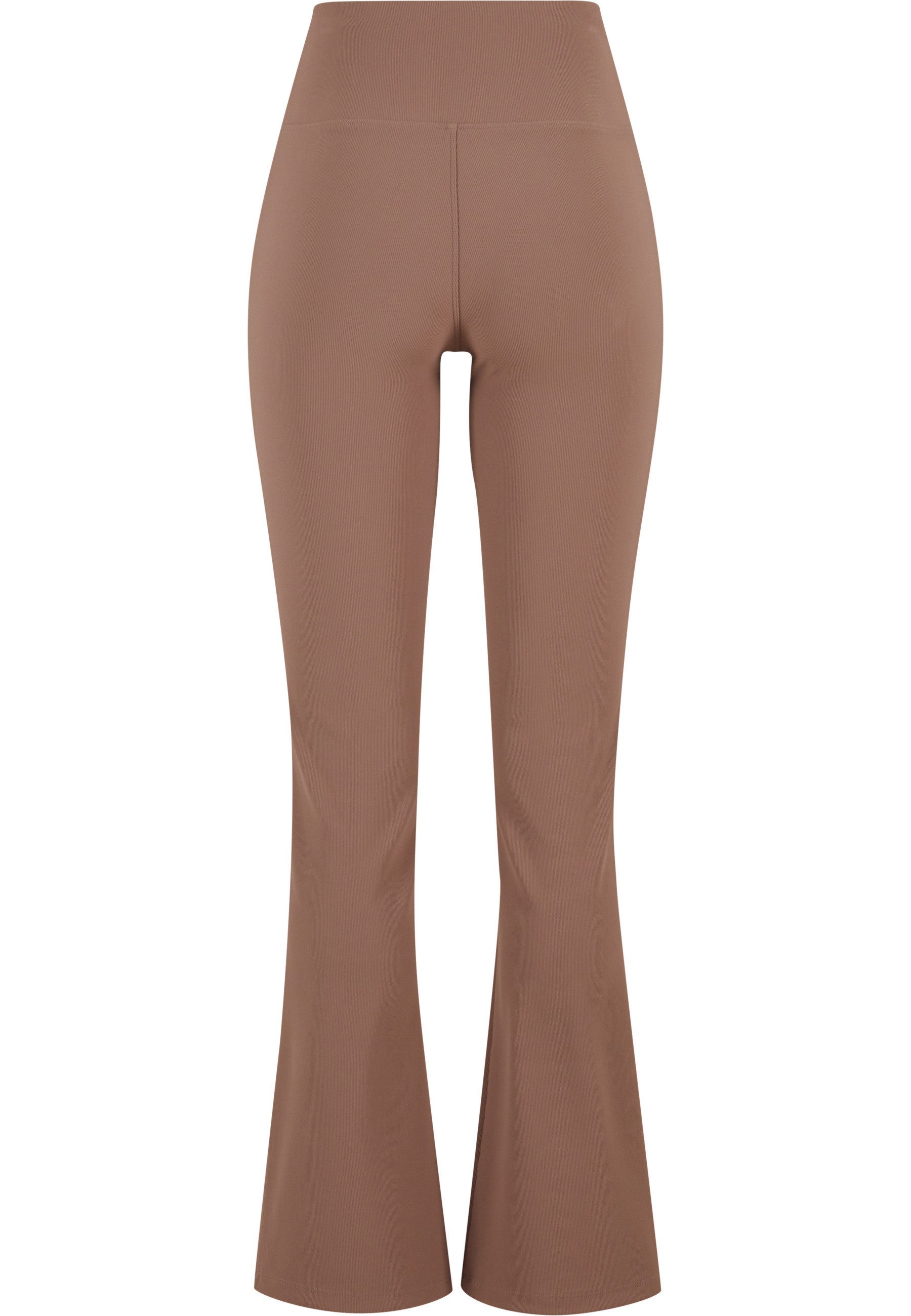 URBAN CLASSICS Leggings Urban Classics Ladies Flared Leggings Rib (1-tlg)