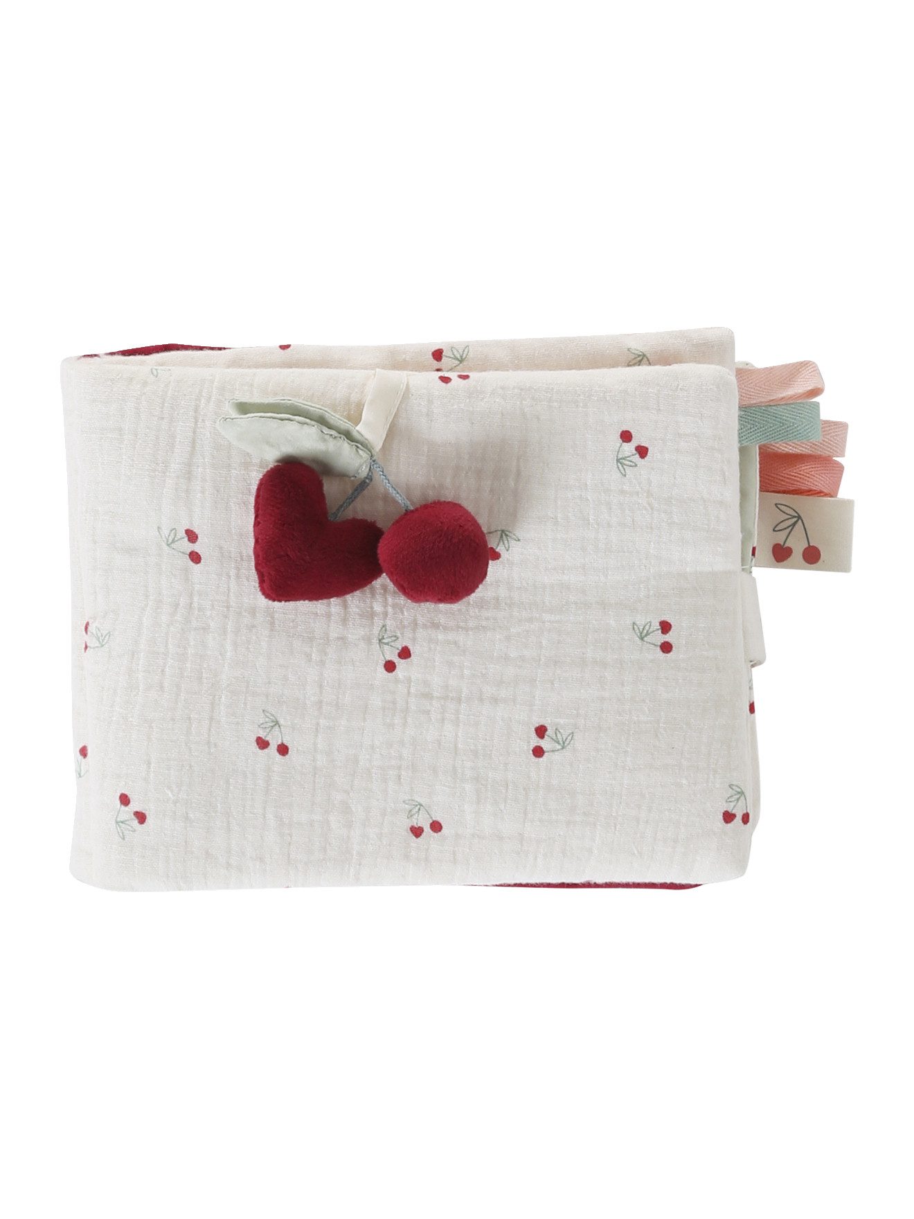 vertbaudet Stoffbuch Baby Fotobuch CHERRY