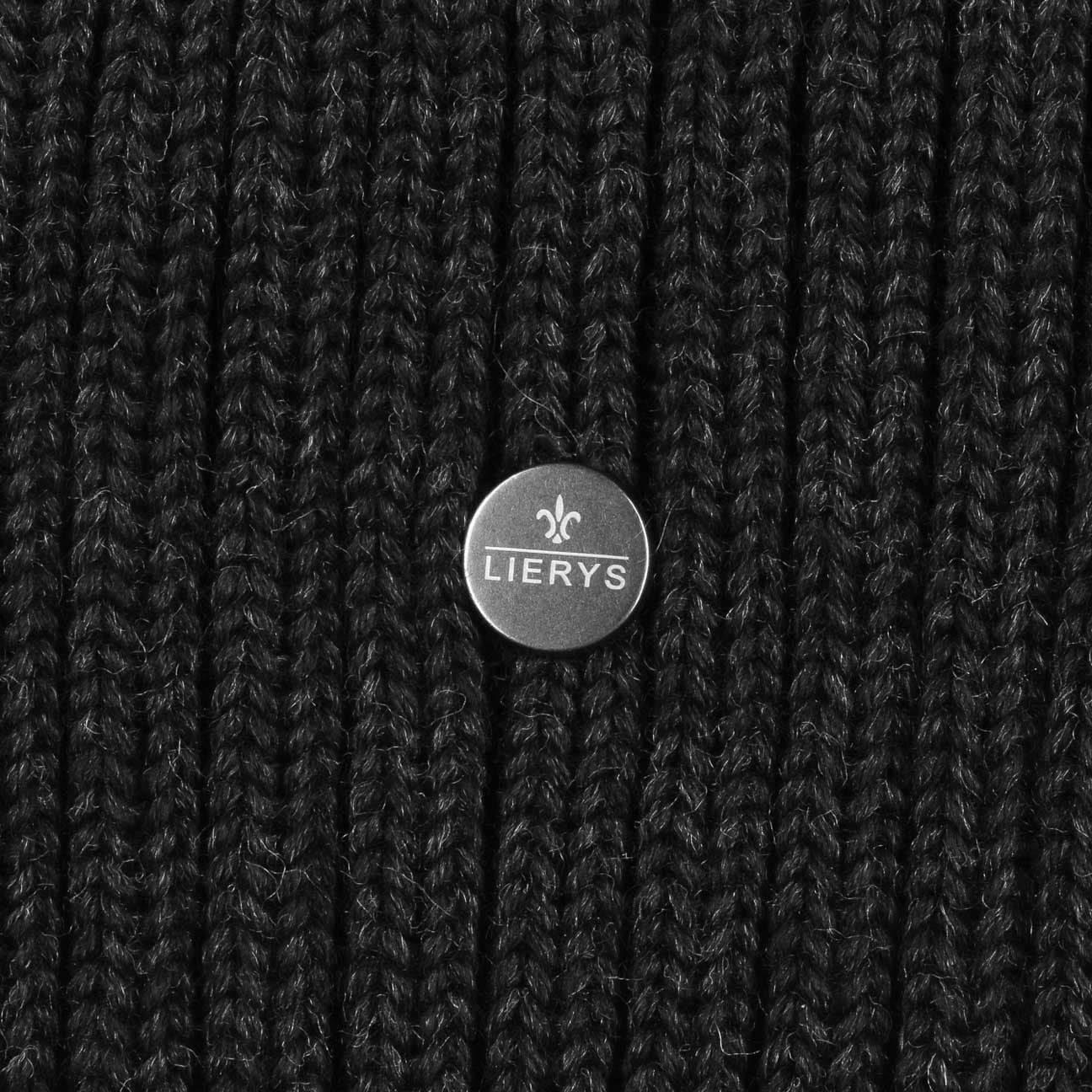 mit anthrazit Beanie Umschlag, Germany Lierys (1-St) in Strickbeanie Made