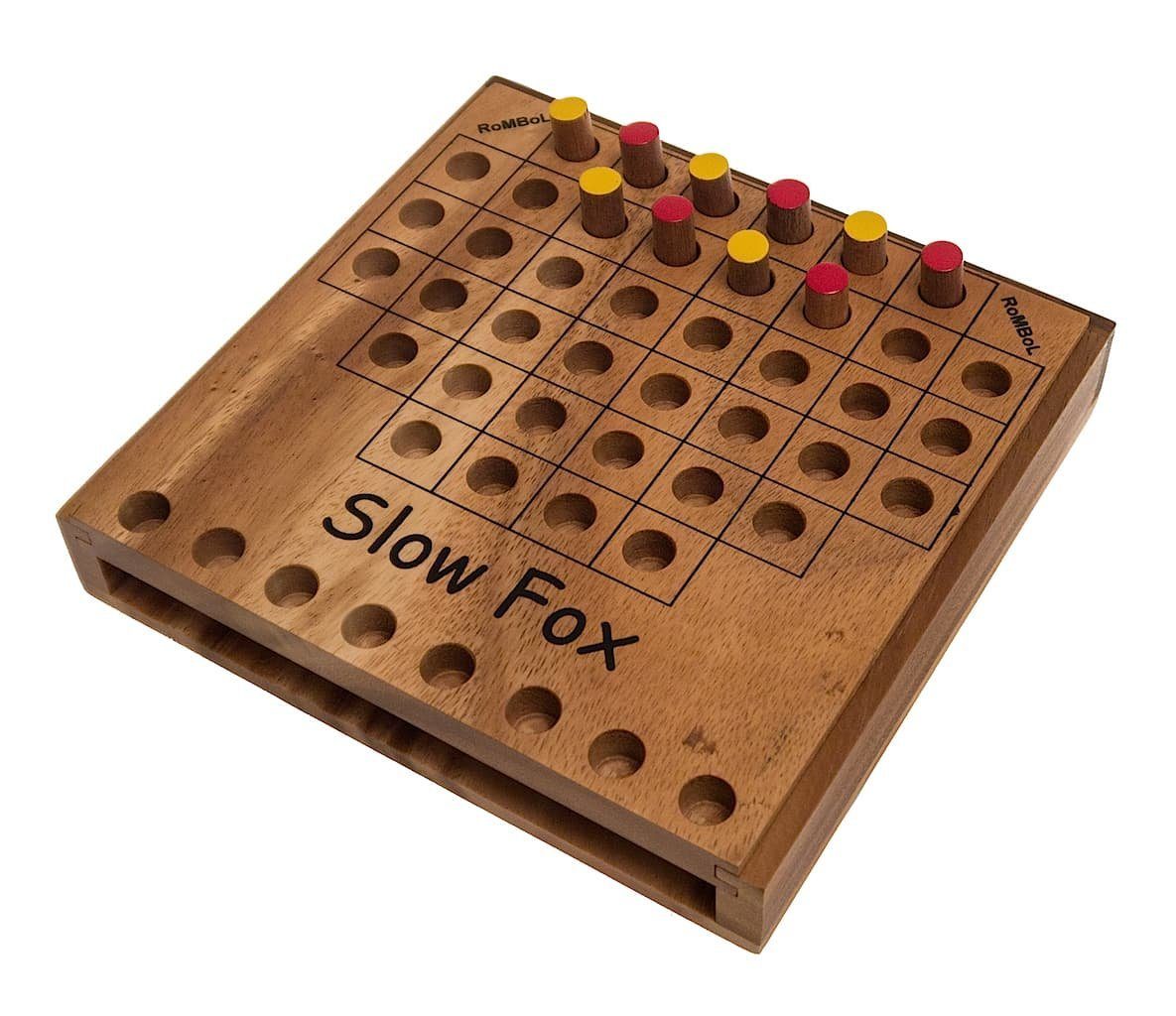 ROMBOL Denkspiele Spiel Slow Fox (Hartmut Kommerell, 2014), Taktikspiel für 2 Personen