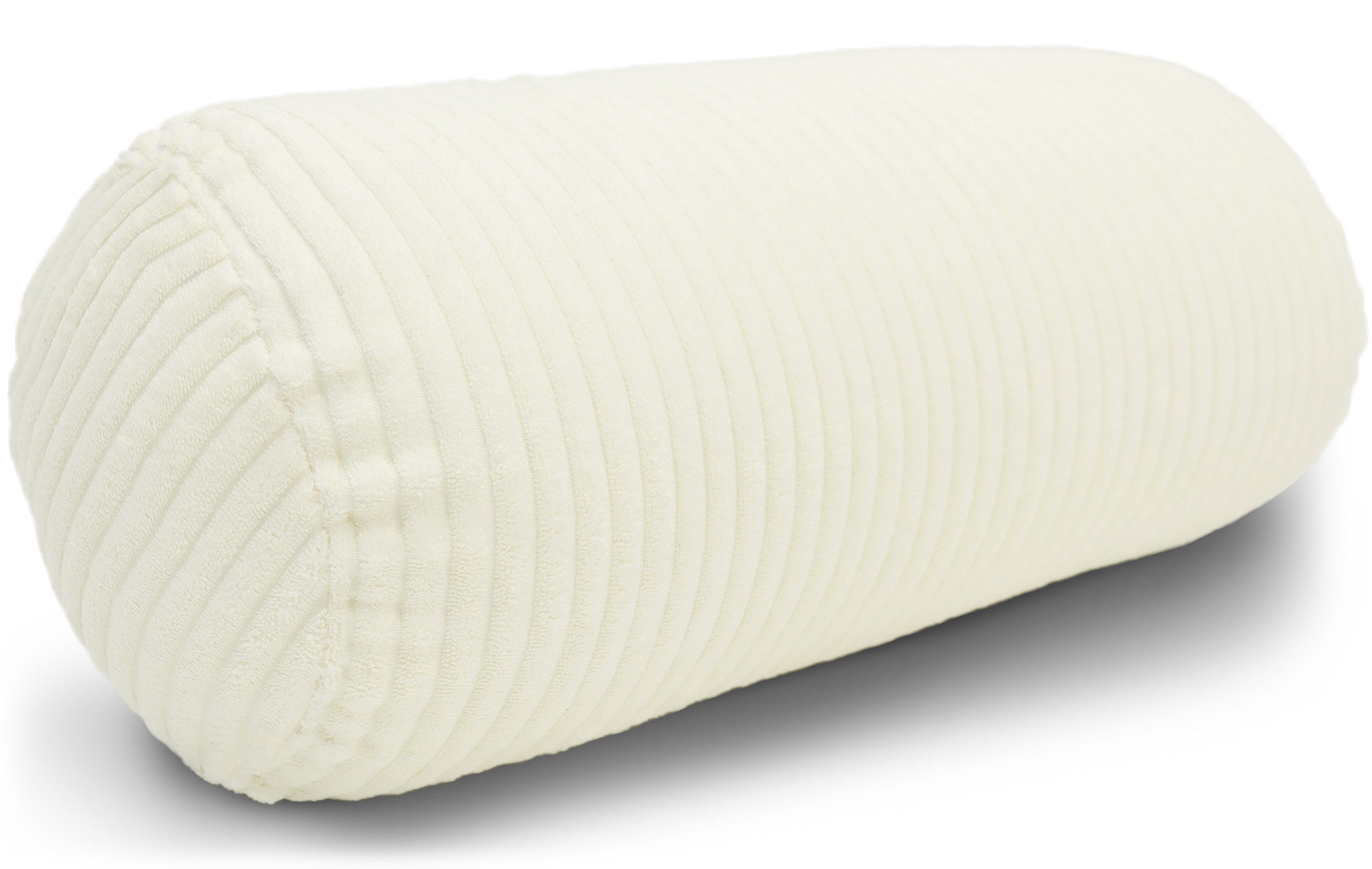 Amilian Nackenrolle 15x40 cm Nackenkissen Sofa - Bettrolle Cord-Optik - Kissenrolle weich, 1-tlg., inkl. Bezug, maschinenwaschbar, Reißverschluss, formstabil