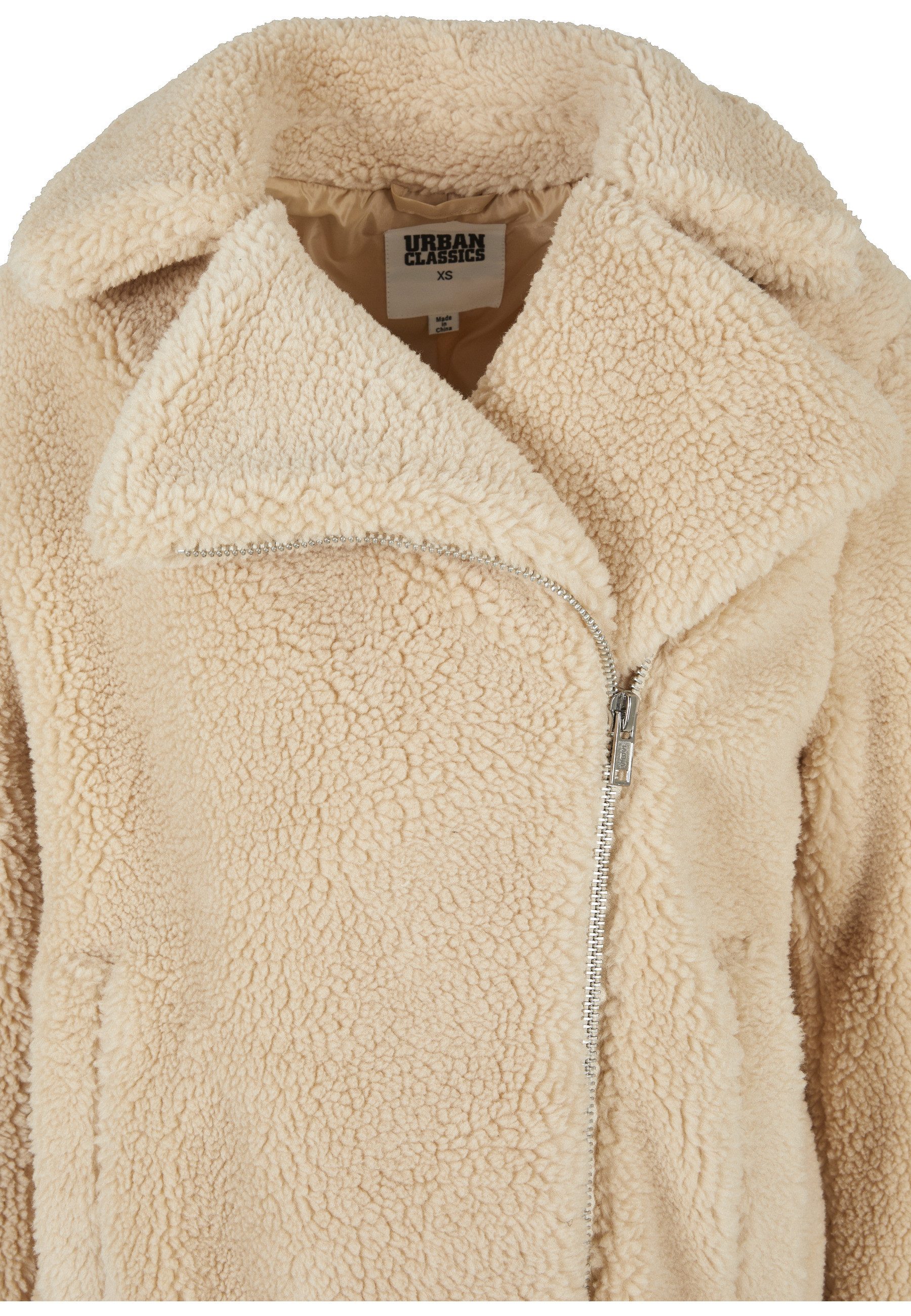 URBAN CLASSICS Winterjacke Urban Classics Damen Ladies Sherpa Biker Jacket (1-St) – Bild 3 von 5