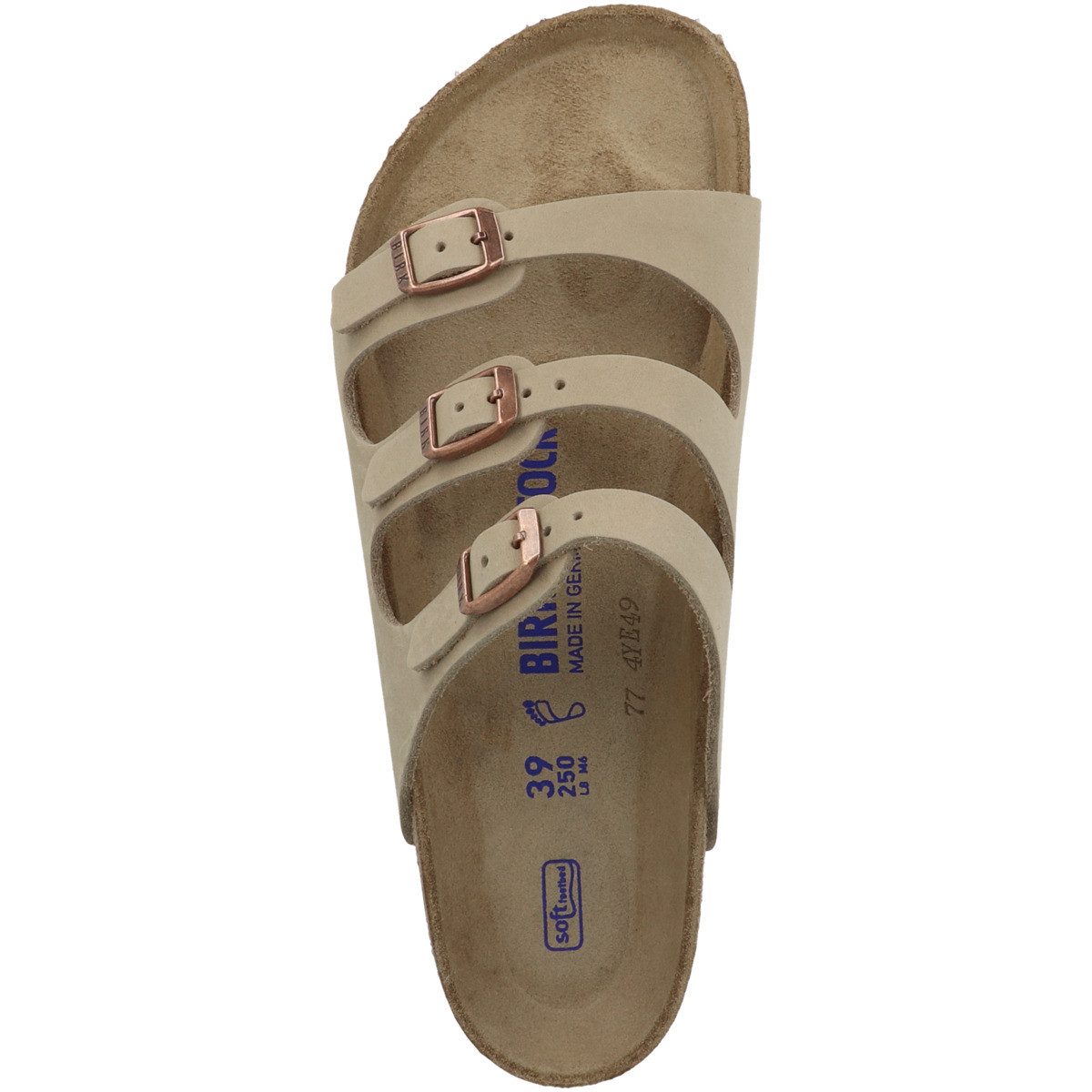 Birkenstock Florida SFB geöltes Nubukleder Weichbettung normal Sandale Sandaletten, Sommerschuhe, Badeschuhe, Riemchen, Schlappen