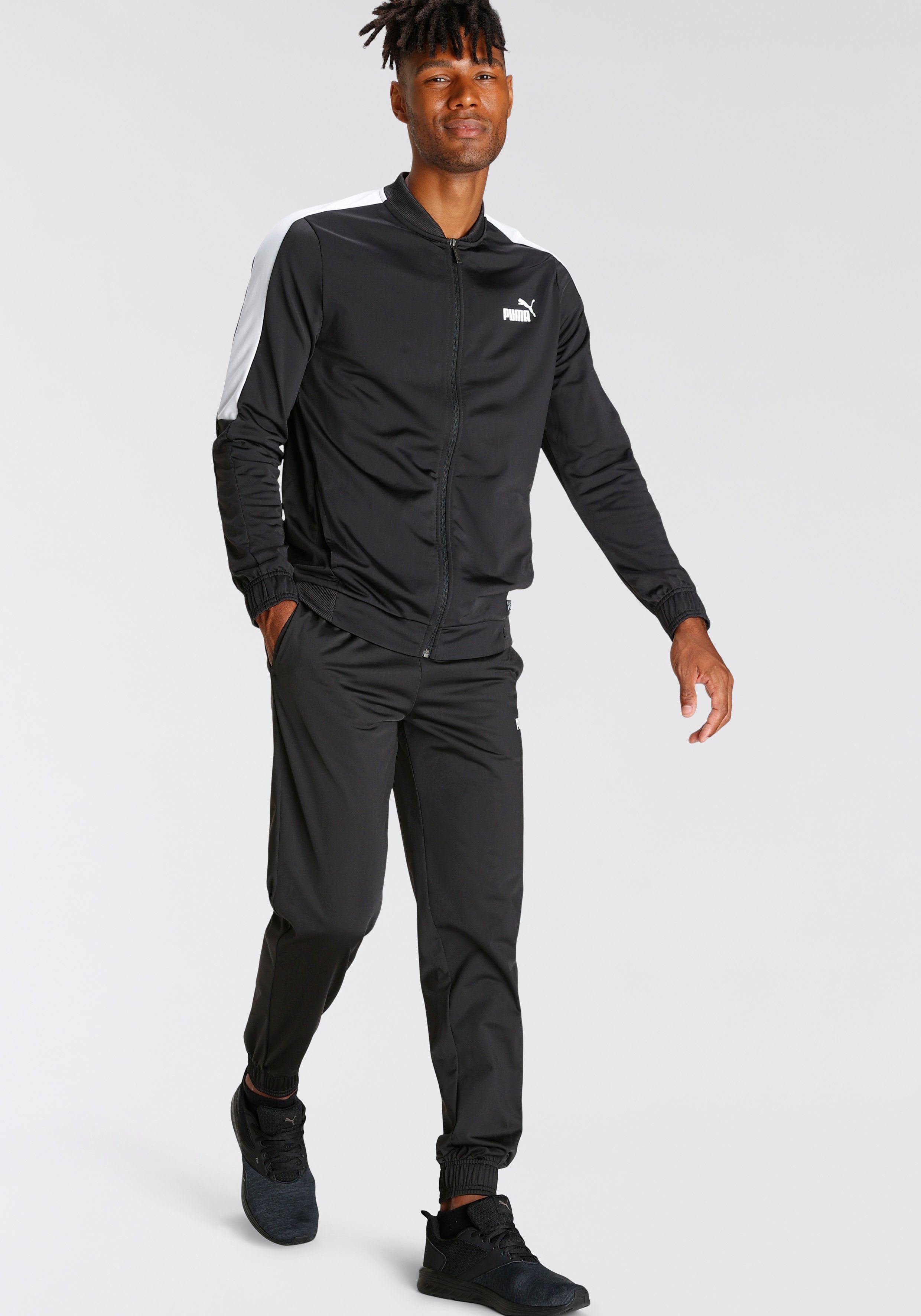 PUMA Jogginganzug BASEBALL TRICOT (2-tlg) PUMA SUIT Black