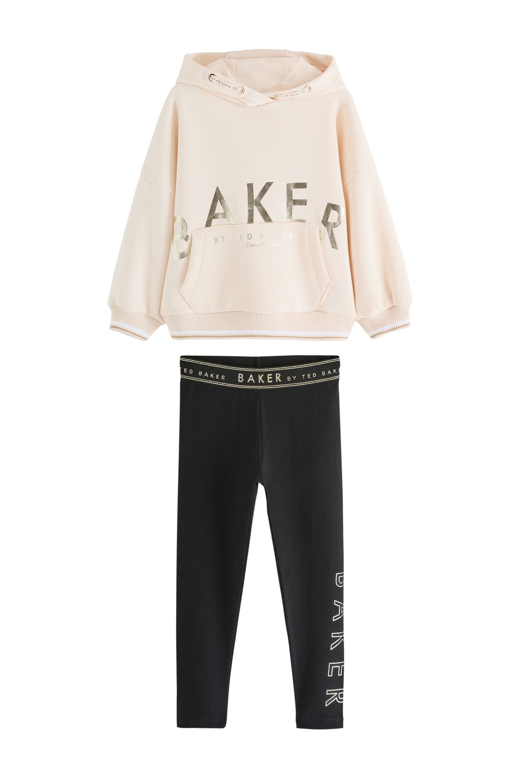 Top & Leggings Baker by Ted Baker Oversized Hoodie + Leggings