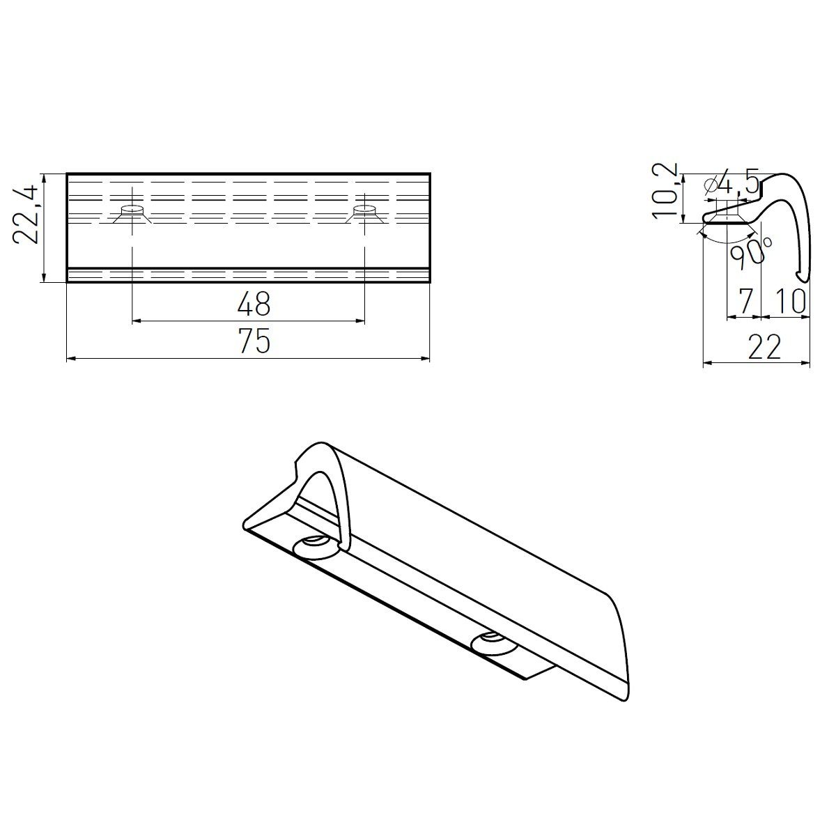 MS Beschläge Fenstergriff Glasfalzgriff Balkontürgriff Alu günstig online kaufen