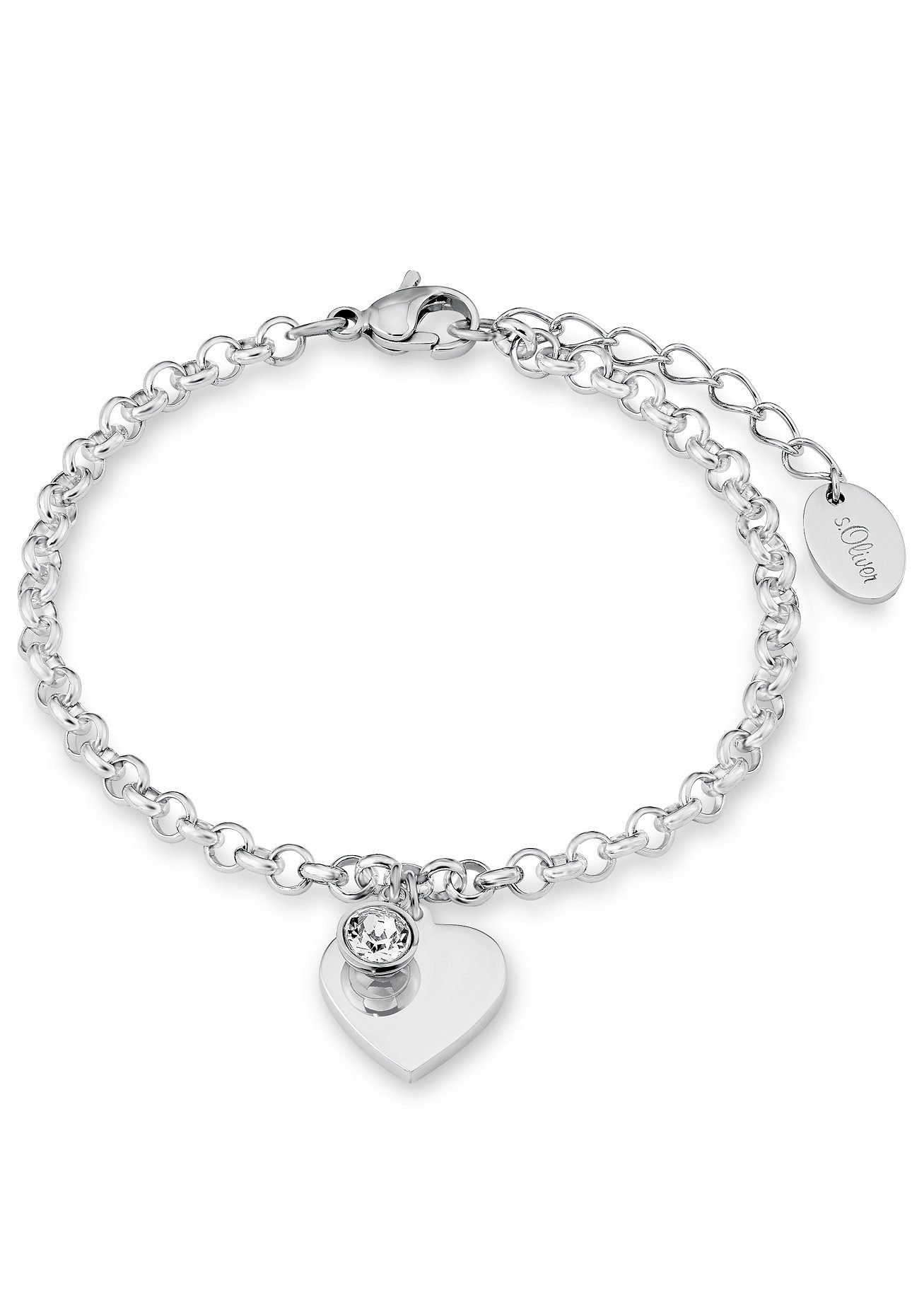 s.Oliver Armband 9023998, Herz, mit Zirkonia günstig online kaufen