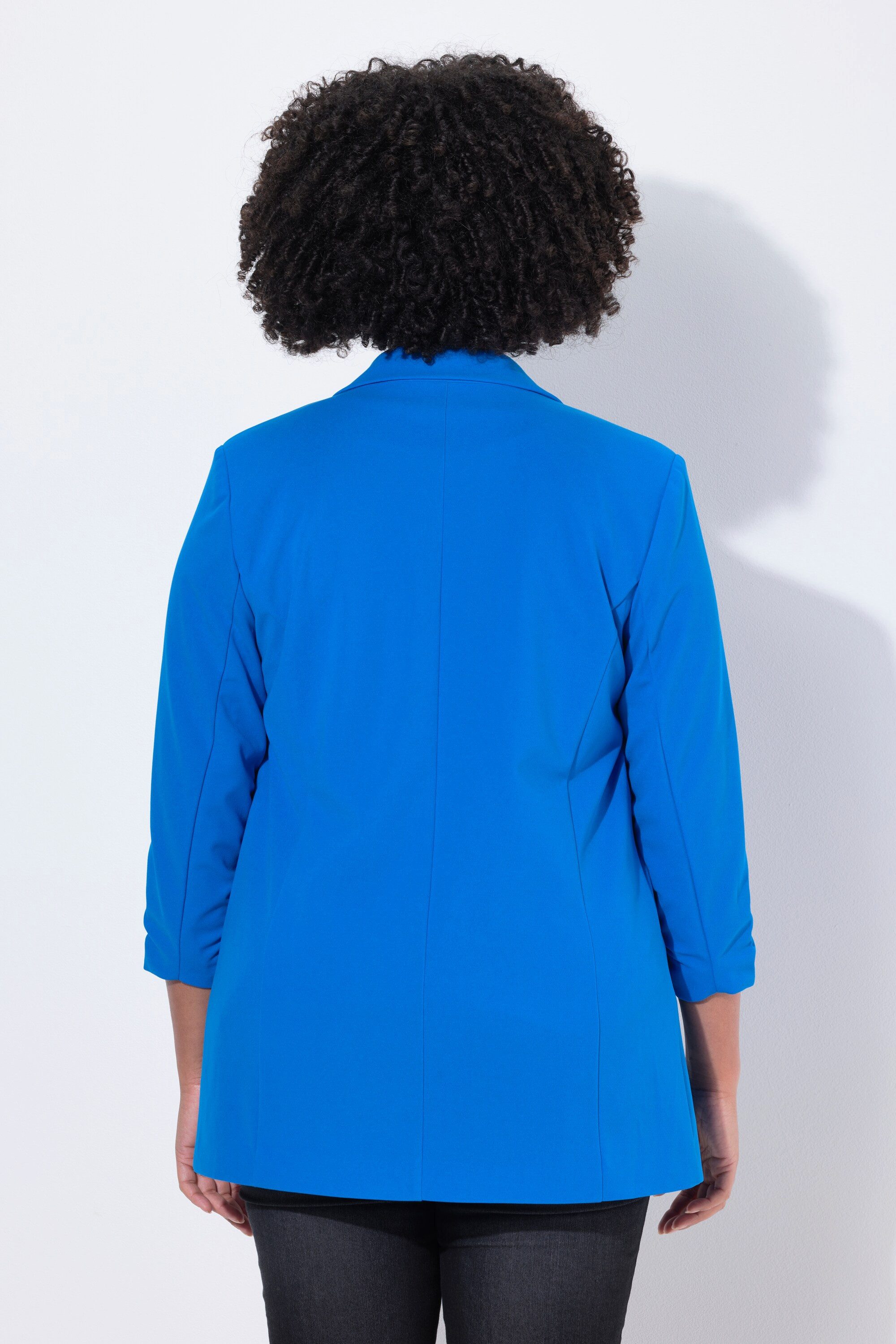 Angel of Style Blusenblazer Blazer offene Form Reverskragen Langarm