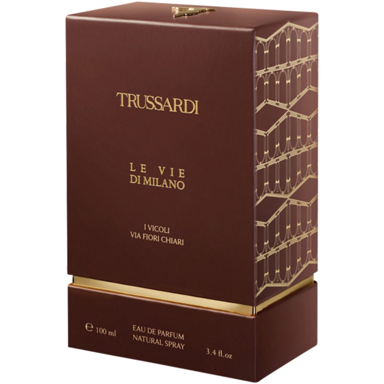 Trussardi Eau de Parfum Le Vie Di Milano I Vicoli via Fiori Chiari EdP Nat. Spray, Unisex-Duft, Woody Floral