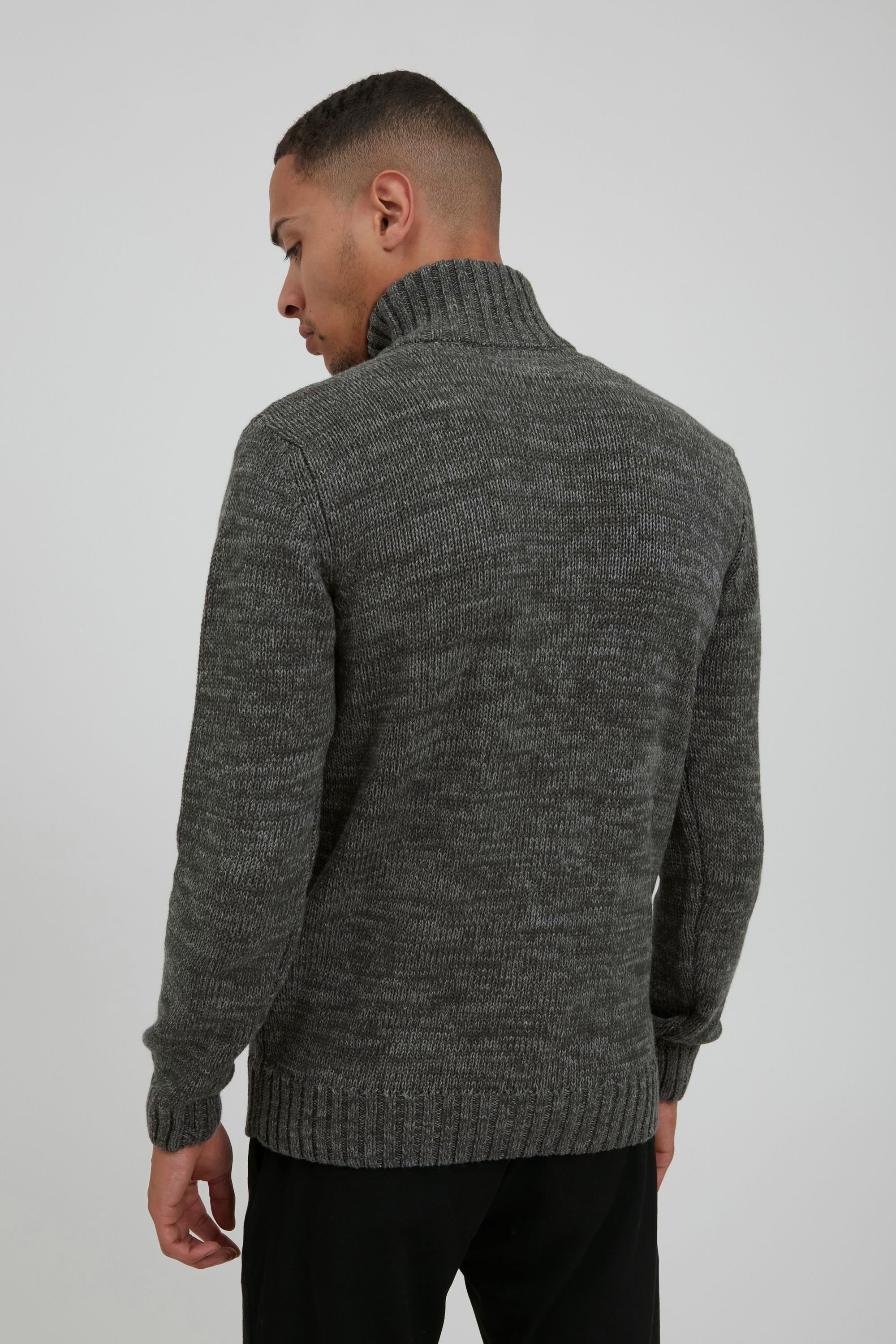 (2890) hochabschließendem mit Cardigan Dark Strickjacke !Solid Grey SDPomeroy Kragen