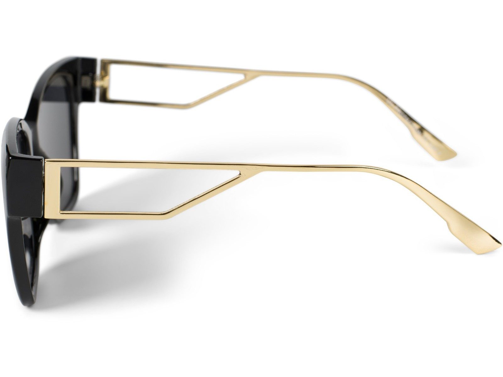 styleBREAKER Sonnenbrille Oversize Sonnenbrille mit breiten Metall Bügeln (1-St)