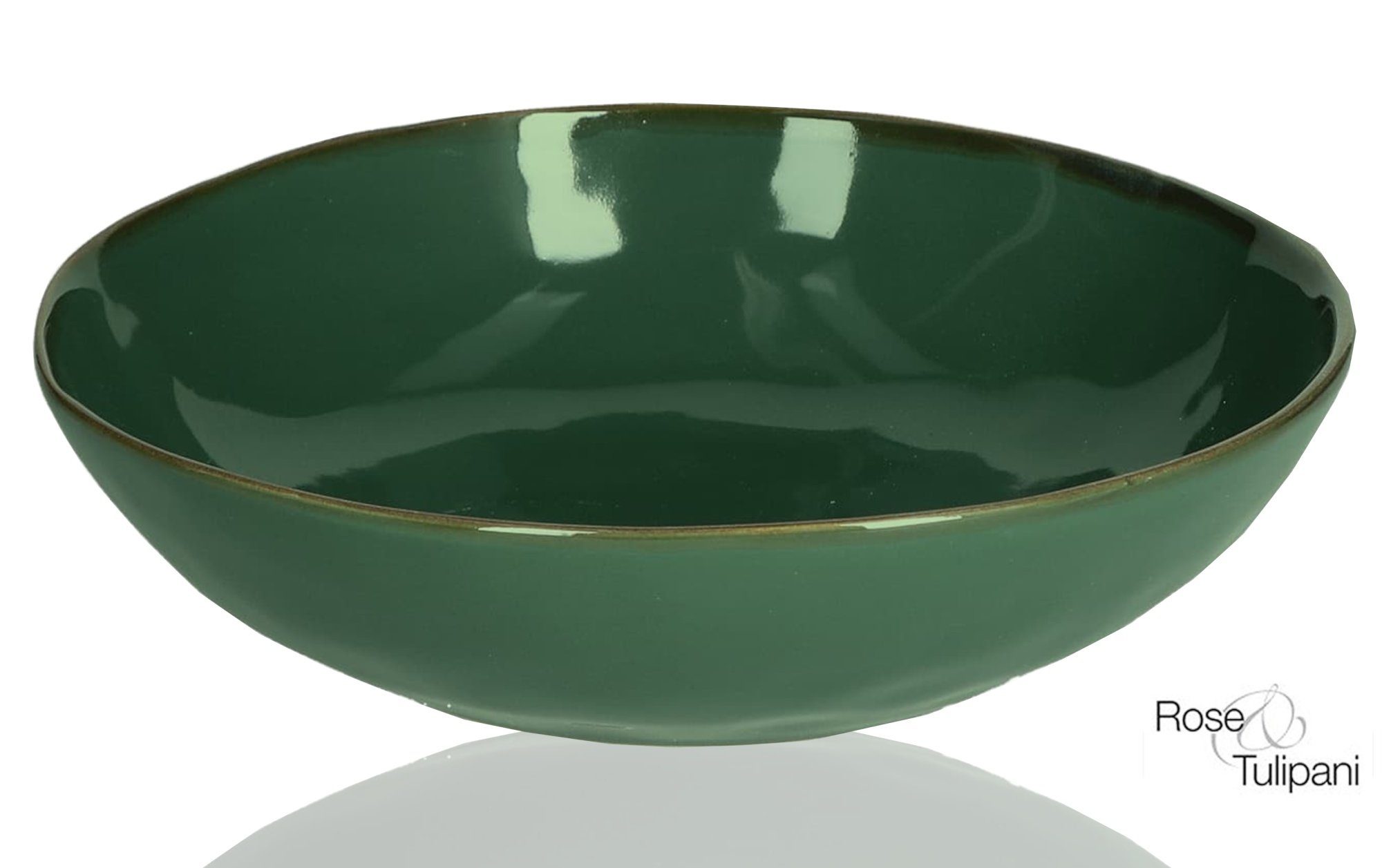 Suppenteller Teller tief 21cm Suppenteller Pastateller Suppenschale Verde Bosco