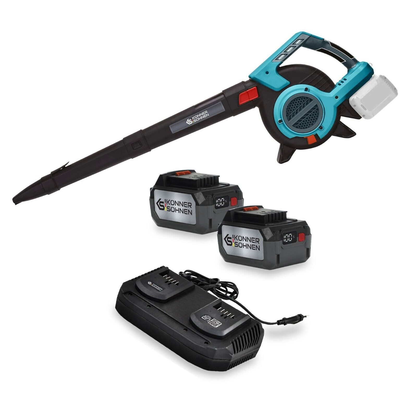 Könner & Söhnen Akku-Handstaubsauger KS LBV-40V + KS C35A-2 + KS 20V4-1 (2 pcs)