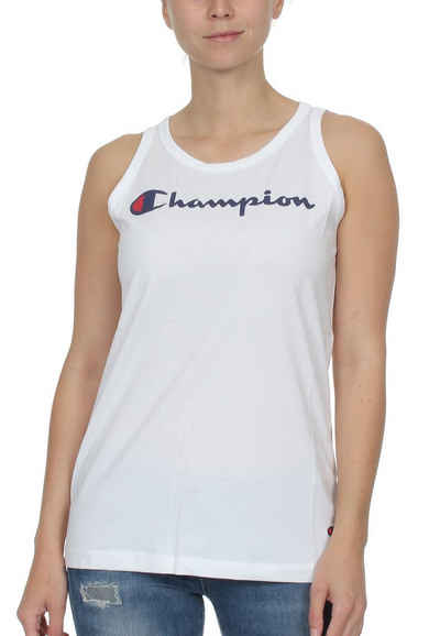 Champion T-Shirt Champion Tanktop Damen 111791 S19 WW001 WHT Weiss
