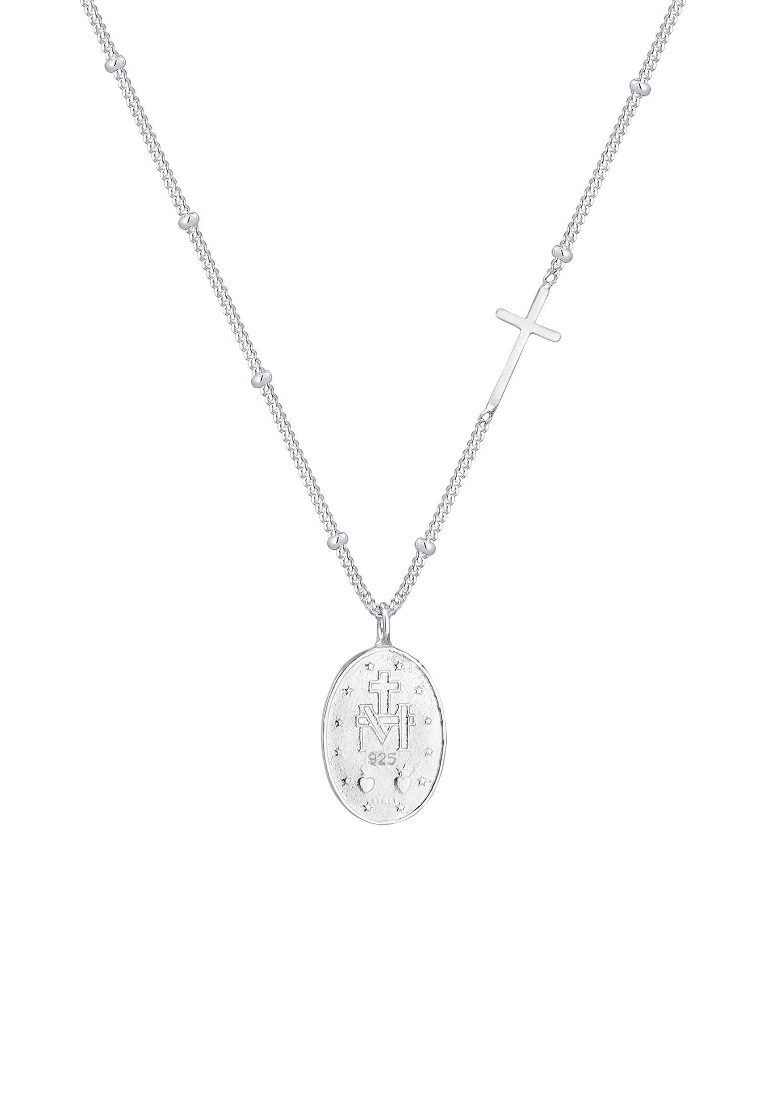 Elli Kette mit Anhänger Kugelkette Kreuz günstig online kaufen