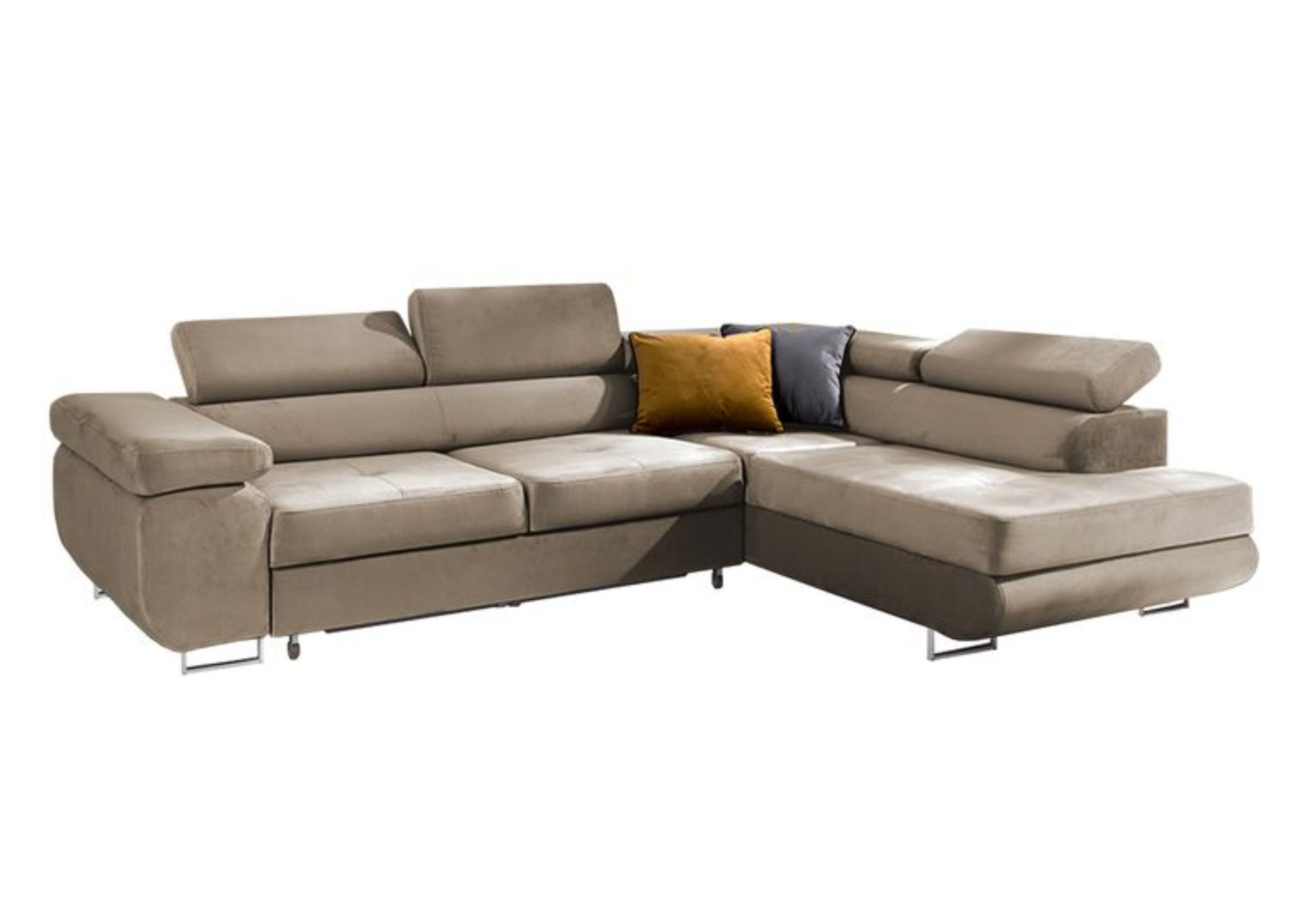 AN FURNITURE STORE Ecksofa VITO L Schlafsofa, Bettsofa, Bettkasten, mit Relaxfunktion