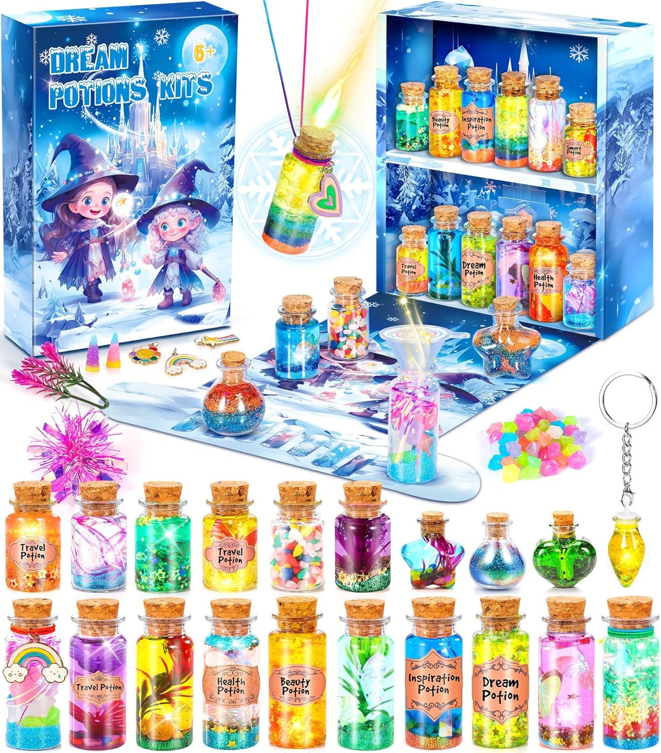 POPOLIC Kreativset Zaubertrank Set Kinder, Spielzeug ab 6 7 8 9 10 Jahre Mä günstig online kaufen