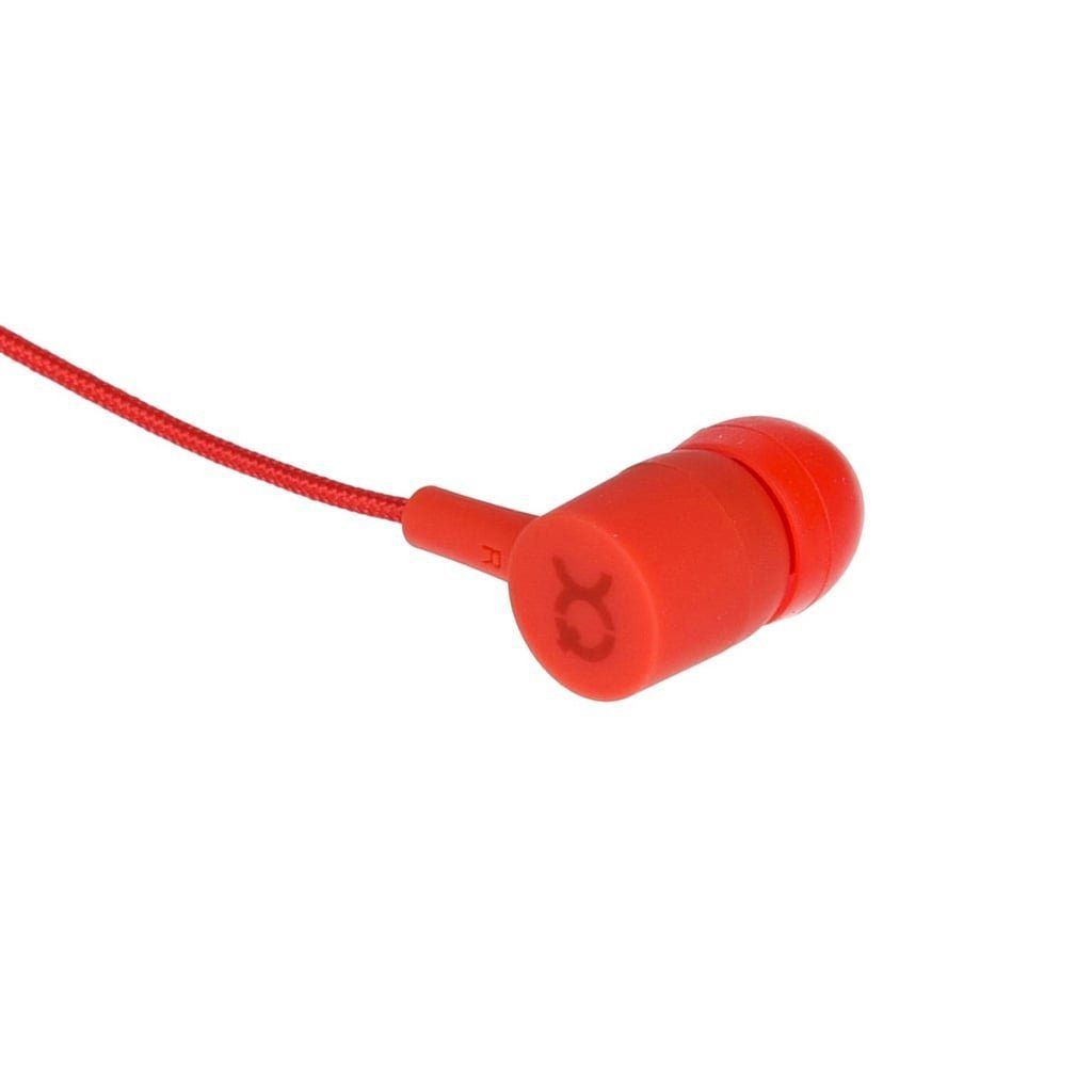 3,5mm Stereo-Headset exquisit Klinke Ear in In Kopfhörer Headset Stereo rot
