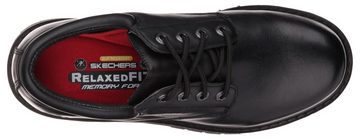 Skechers Cottonwood- Elks SR Schnürschuh Berufsschuh Schnürschuh für Gastronomie mit bequemer Memory Foam Funktion