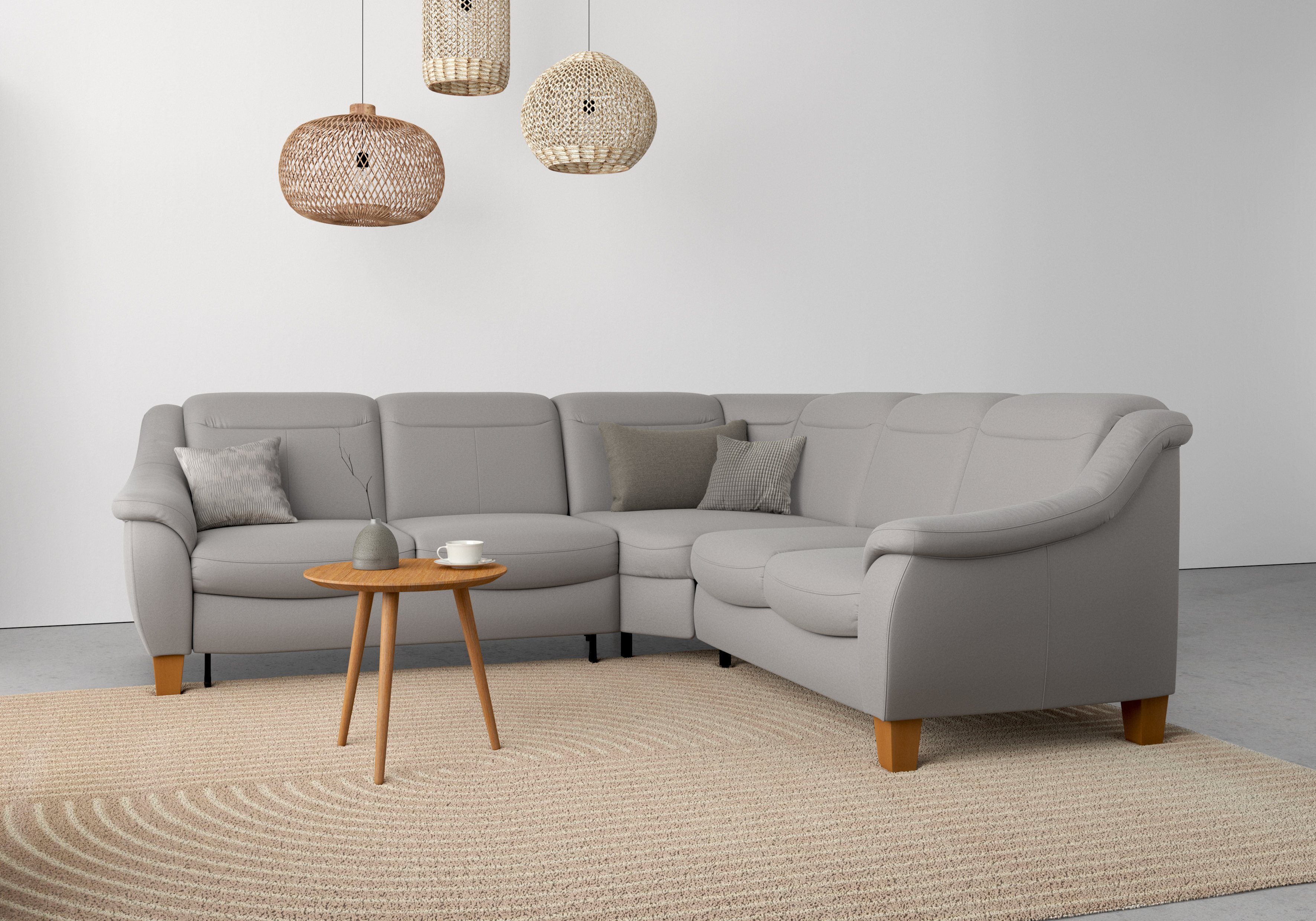 Home affaire Ecksofa Caldera L-Form, Federkern, günstig online kaufen