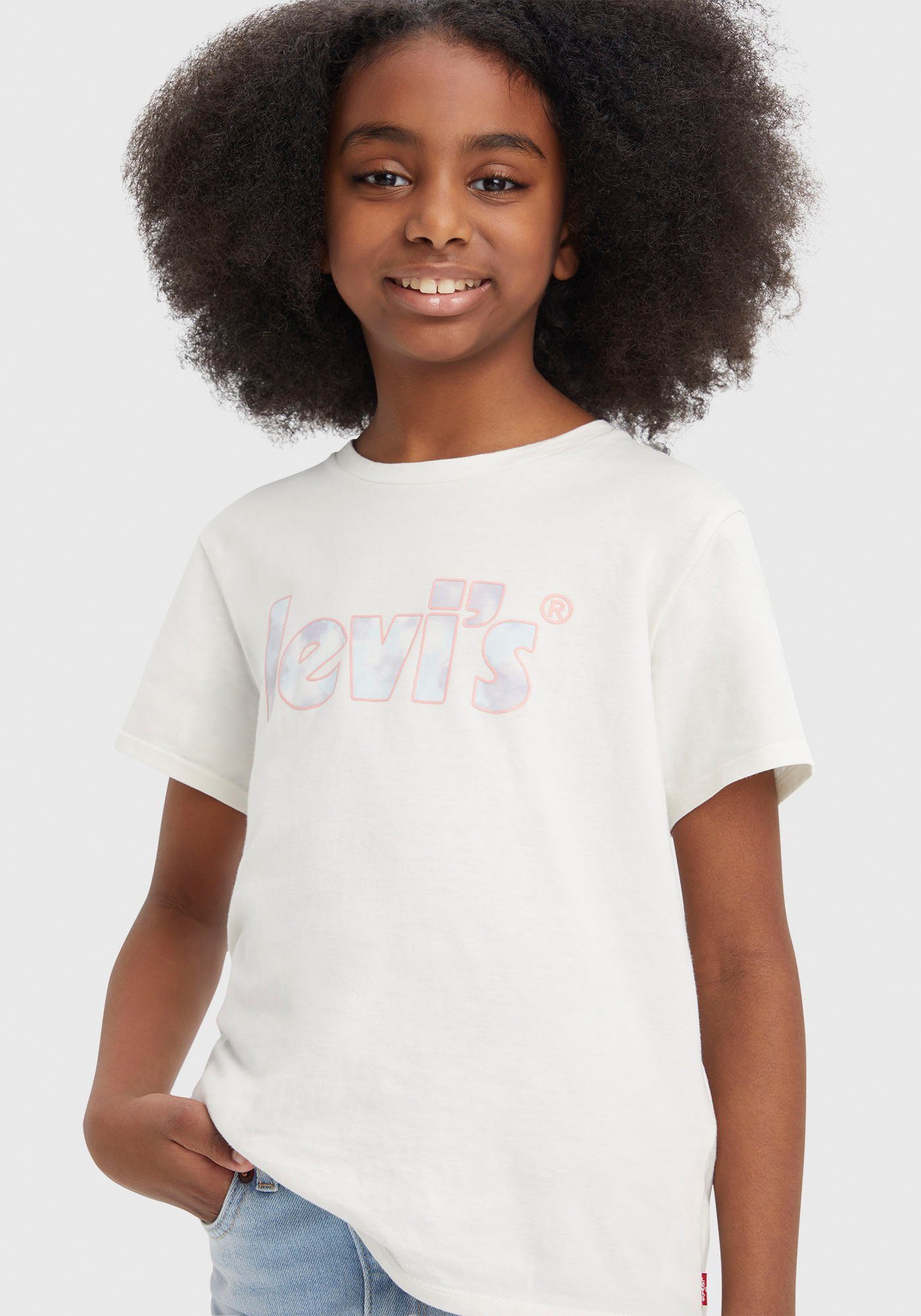 Levi's® Kids T-Shirt LVG LOGOSSTEE mit Logo Schriftzug for GIRLS