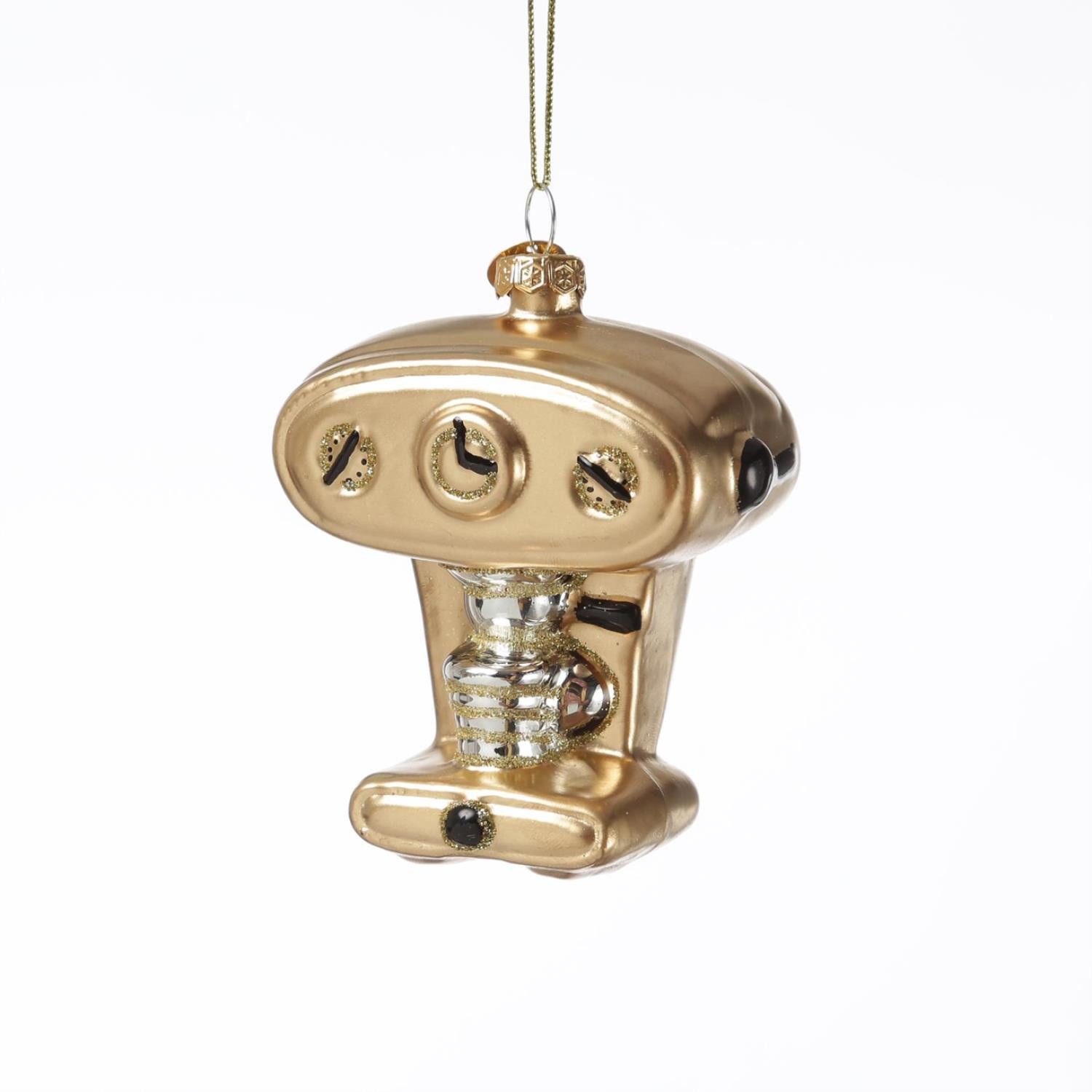 MARELIDA Christbaumschmuck Weihnachtsbaumschmuck Espressomaschine Glas Kaff günstig online kaufen