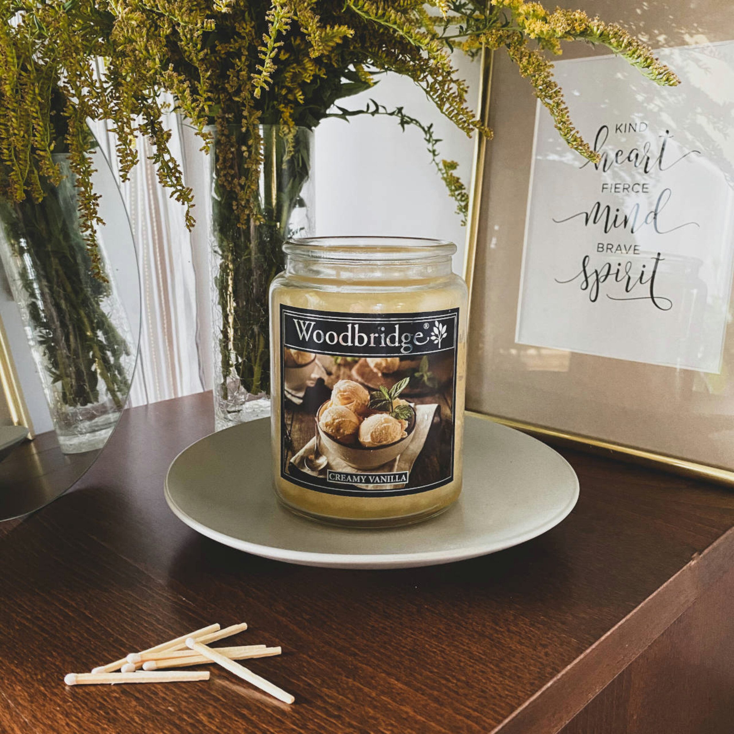 Woodbridge Duftkerze Woodbridge 130 Std, Creamy Vanilla