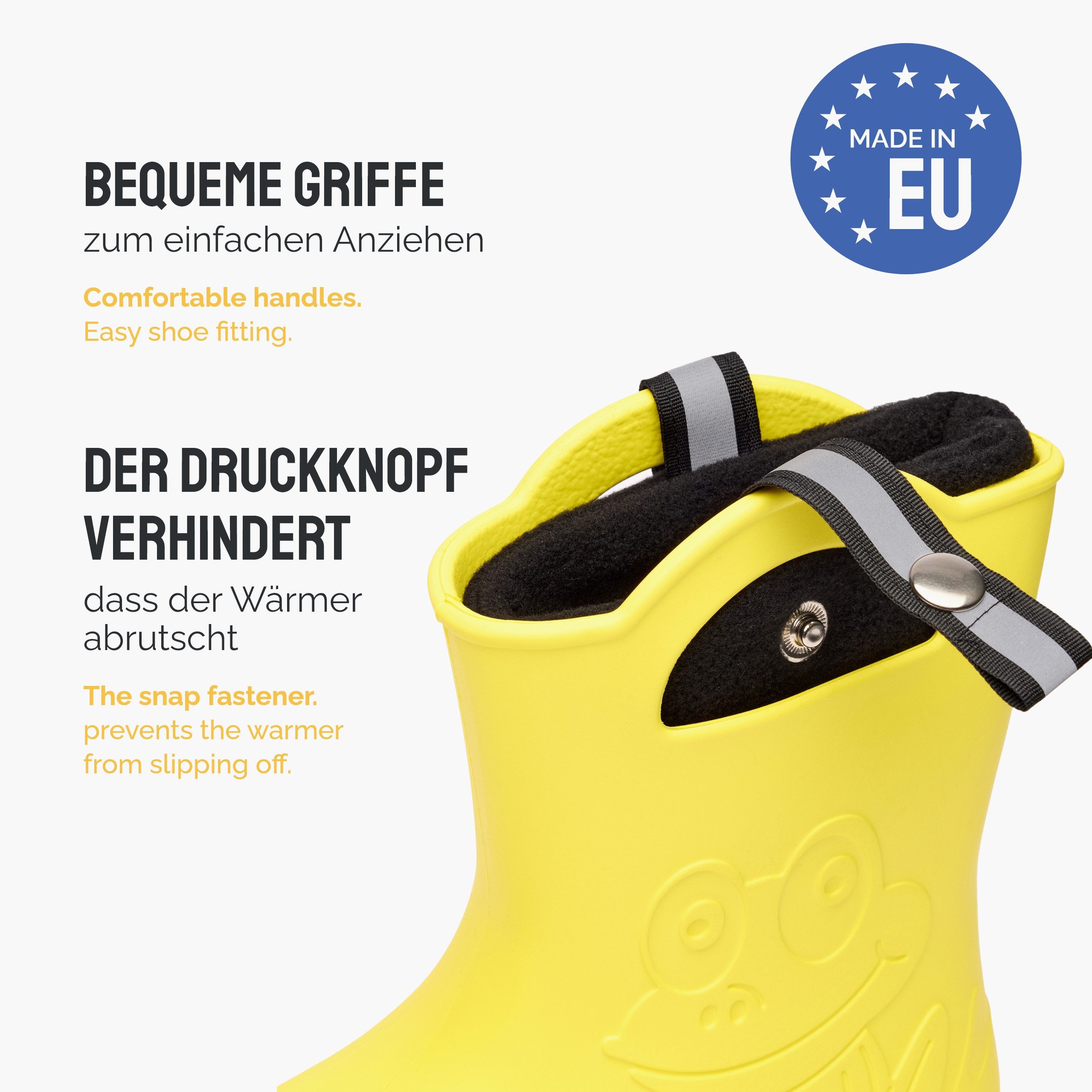 Ladeheid Kinder Federleichte Gummistiefel Thermo mit Fütterung LA-CA-Frog245 Gummistiefel – Bild 5 von 5