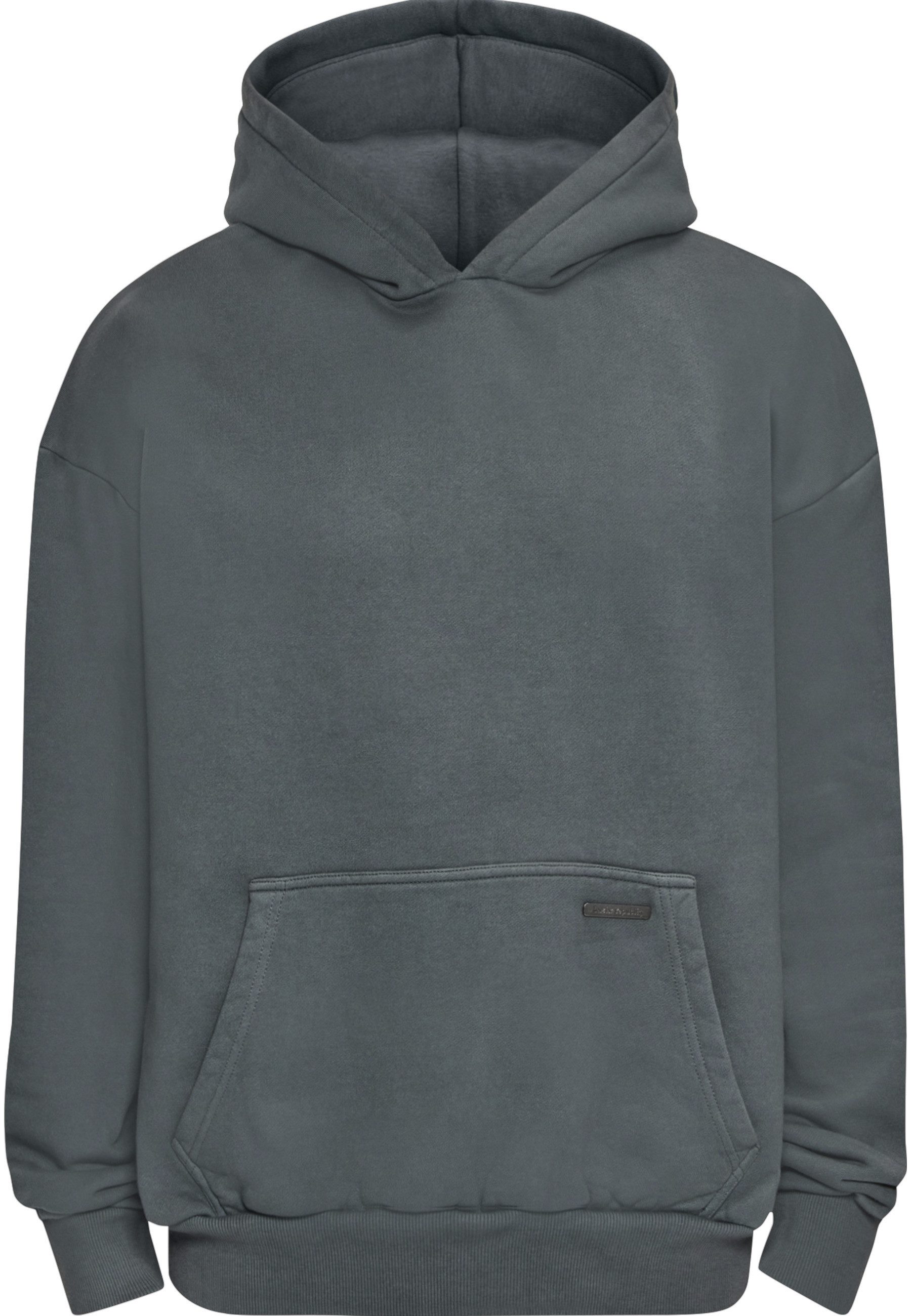 Dropsize Kapuzensweatshirt Dropsize Herren Dropsize Bazix Republiq SUPER HEAVY BLANK HOODIE (1-tlg)