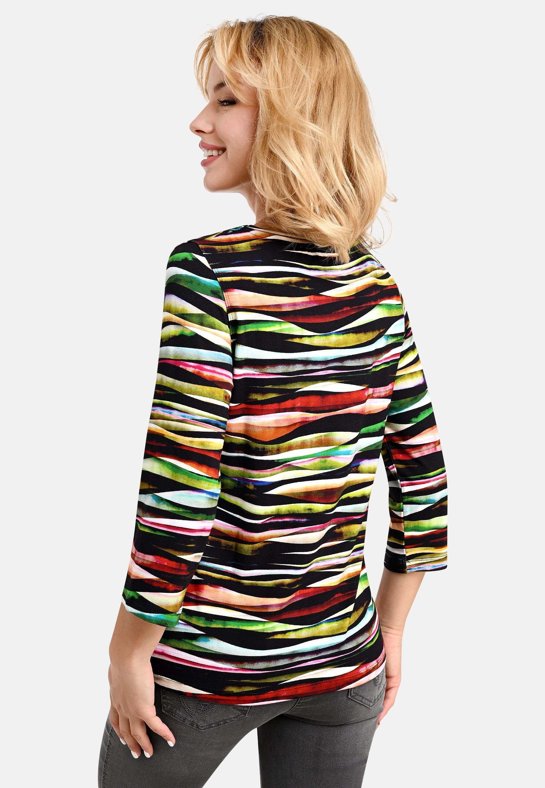 BICALLA T-Shirt Shirt Wavy Stripe - günstig online kaufen