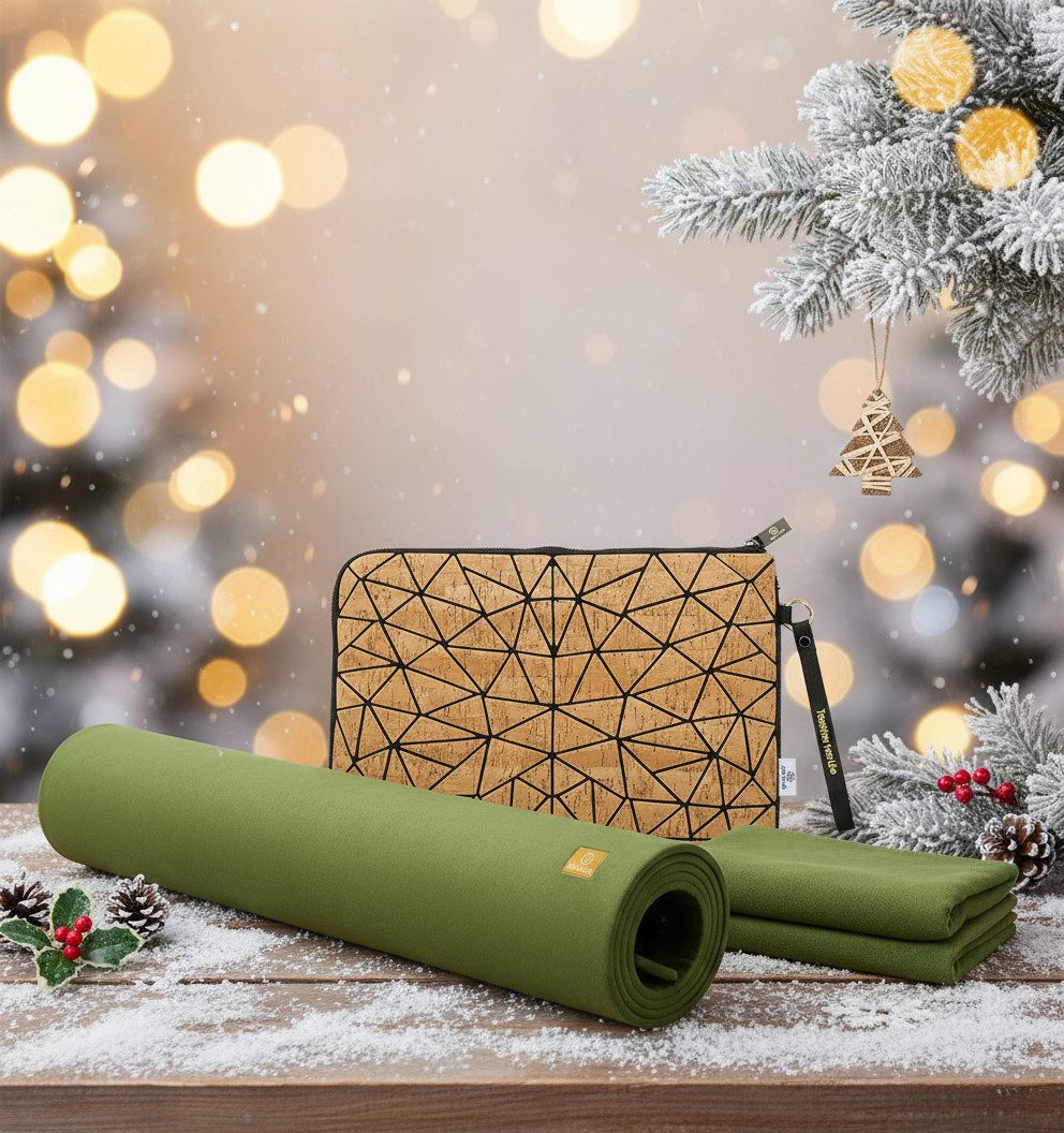 GOLDEN Yogamatte Sommergrüne Mittelausrichtung 1.5mm, Sprühen Sie wenig Wasser, perfekte Griffe bekommen