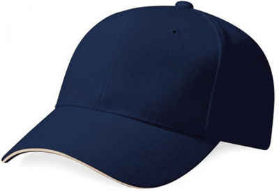 Beechfield® Baseball Cap Pro-Style Heavy Brushed Cotton Cap / Kappe / Mütze / Hut