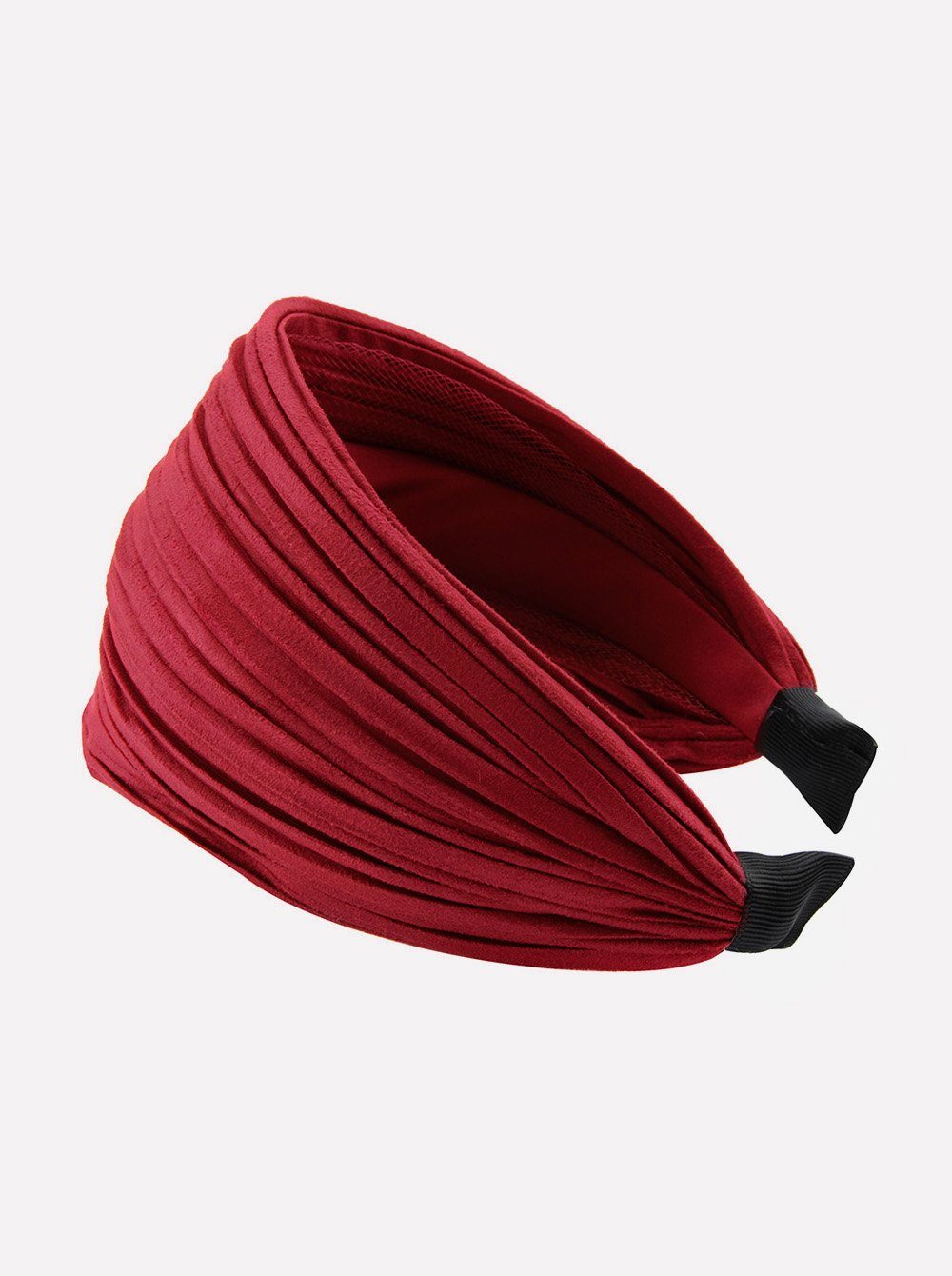 axy Haarreif Breiter Haarreif mit leichtem Flanell Wunderschön, Damen Breiter Haarreif (Leder Optik) Haarband Haarreifen