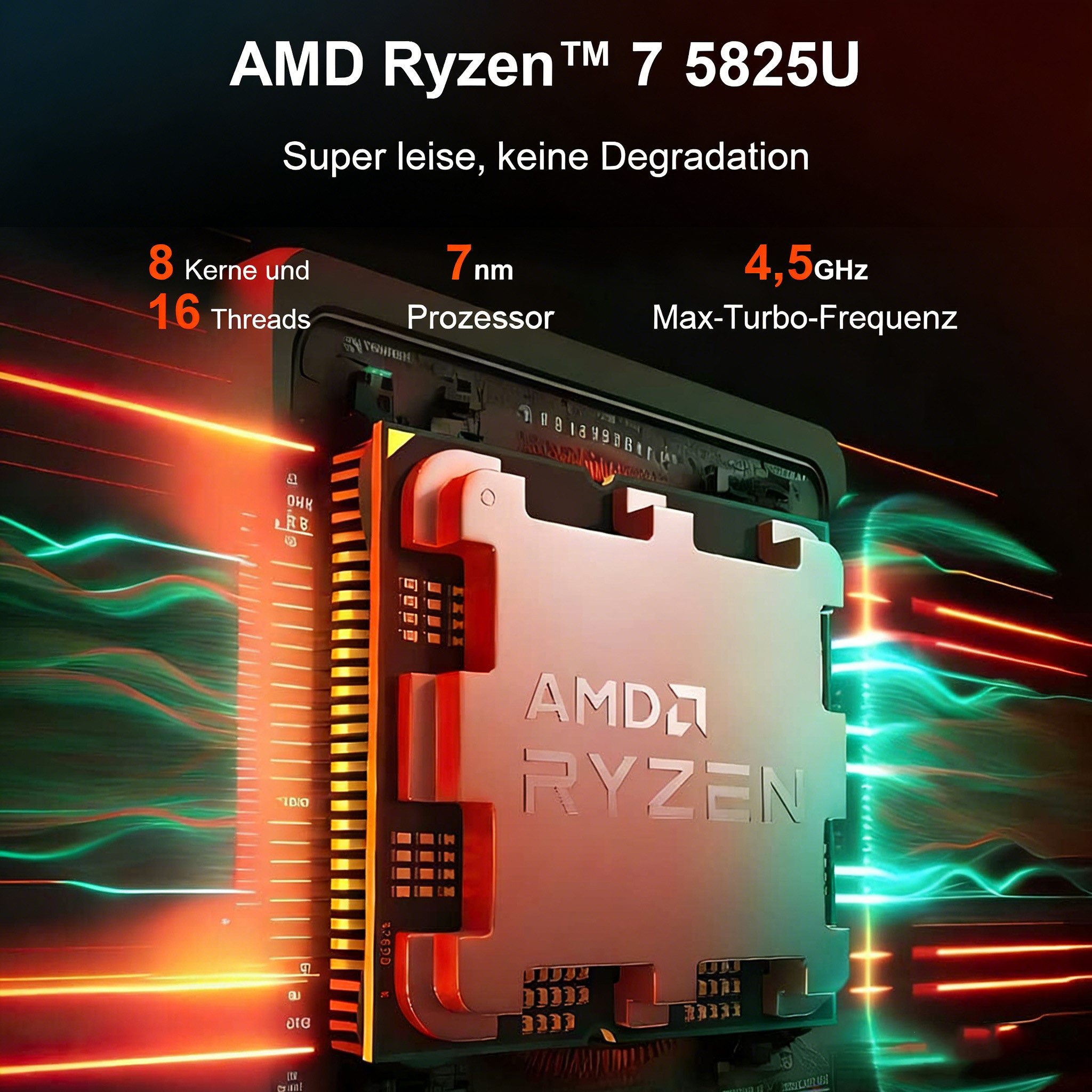 Rolipo Business Laptop 15,6 Zoll Notebook AMD Ryzen 7 5825U(Bis zu 4.5GHz) Gaming-Notebook (AMD AMD Ryzen 7 5825U AMD Ryzen 7 5825U, AMD Radeon™ Graphics, 16 GB, 1024 GB SSD, 16GB RAM, 1TB SSD, AMD Radeon™ Graphics, PCIe 3.0, WiFi6, HDMI)