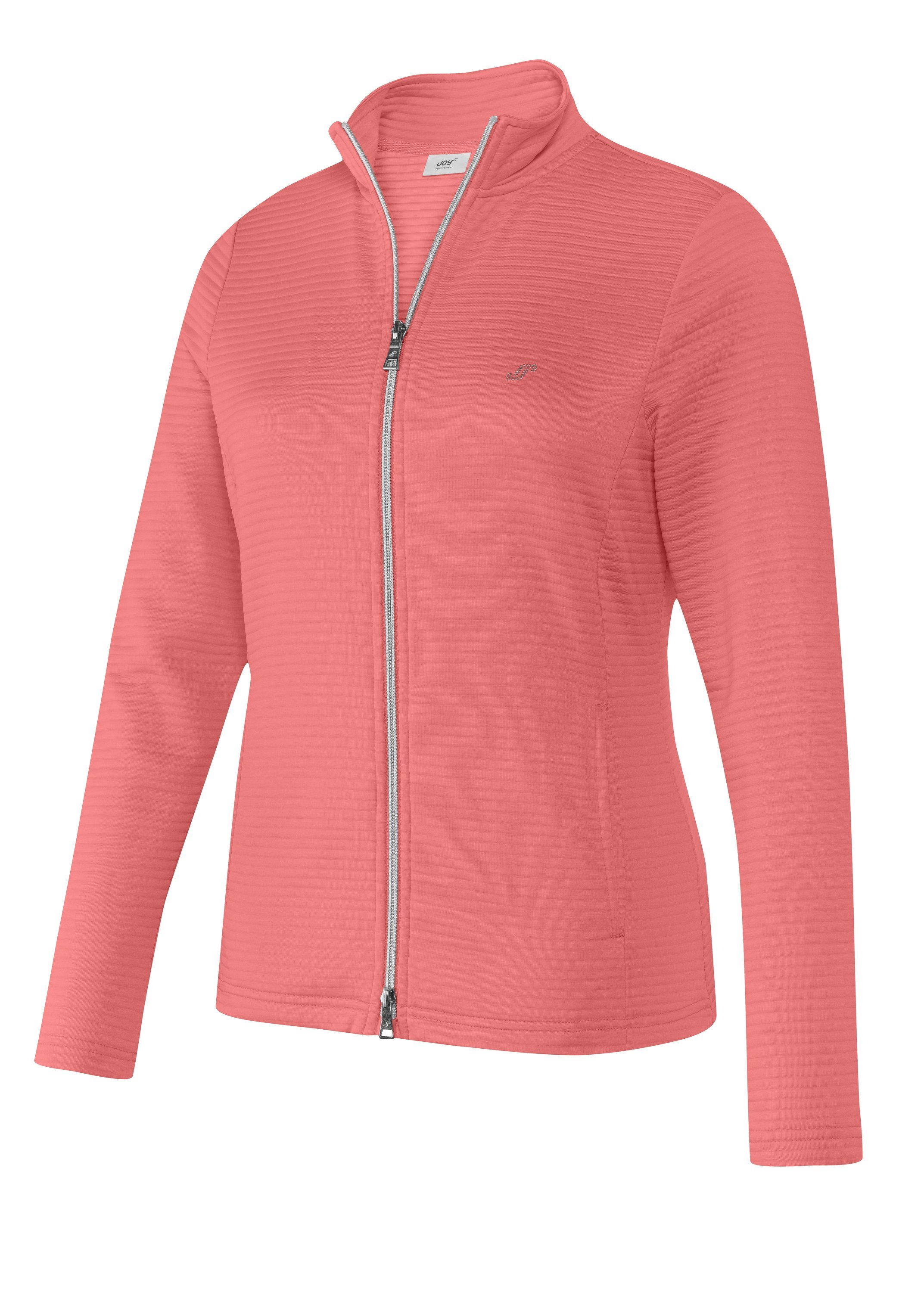 coral PEGGY Jacke Sportswear pink Trainingsjacke melange Joy
