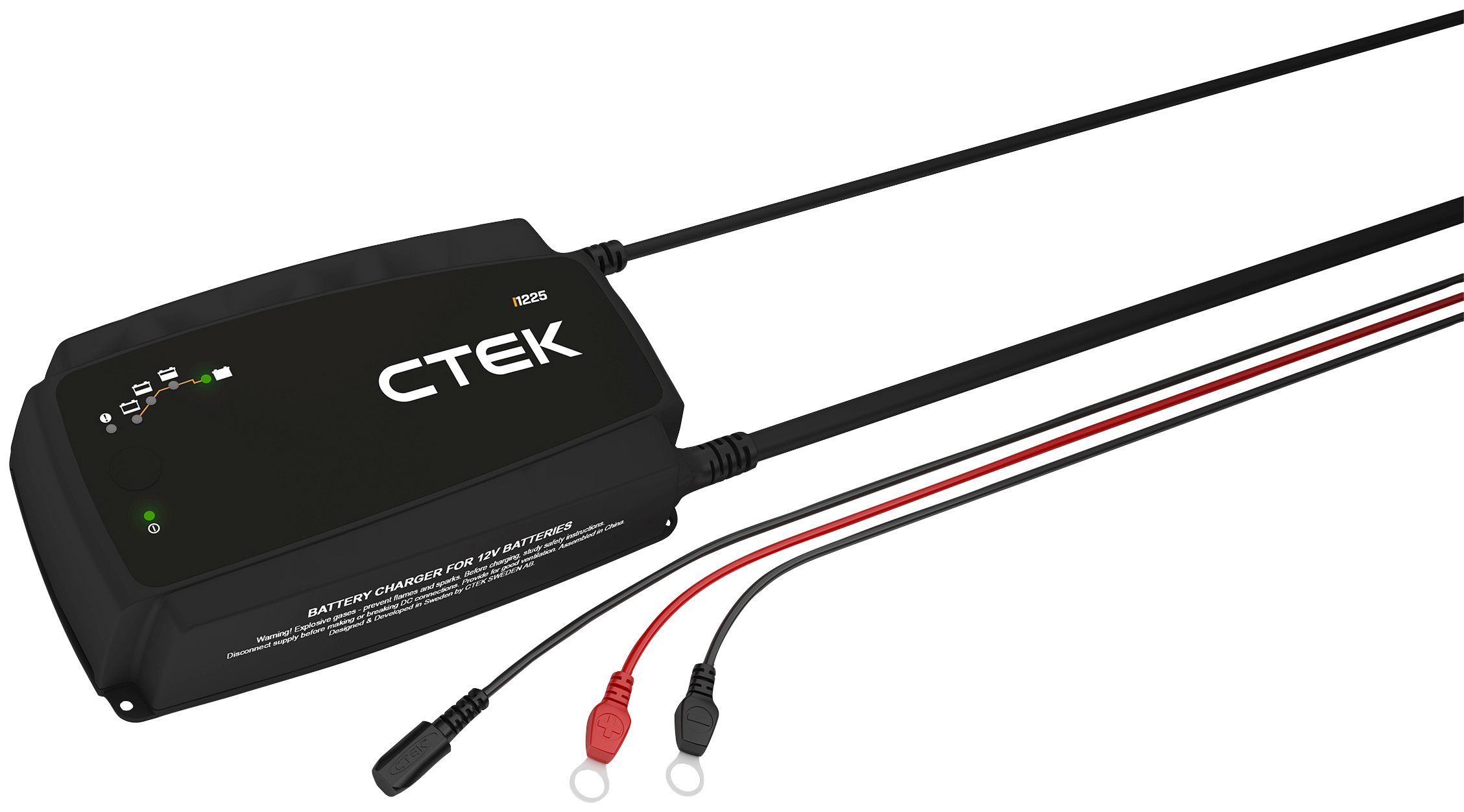 CTEK I1225 Batterie-Ladegerät (Temperatursensor zur Optimierung des  Ladevorgangs in kalten Umgebungen)