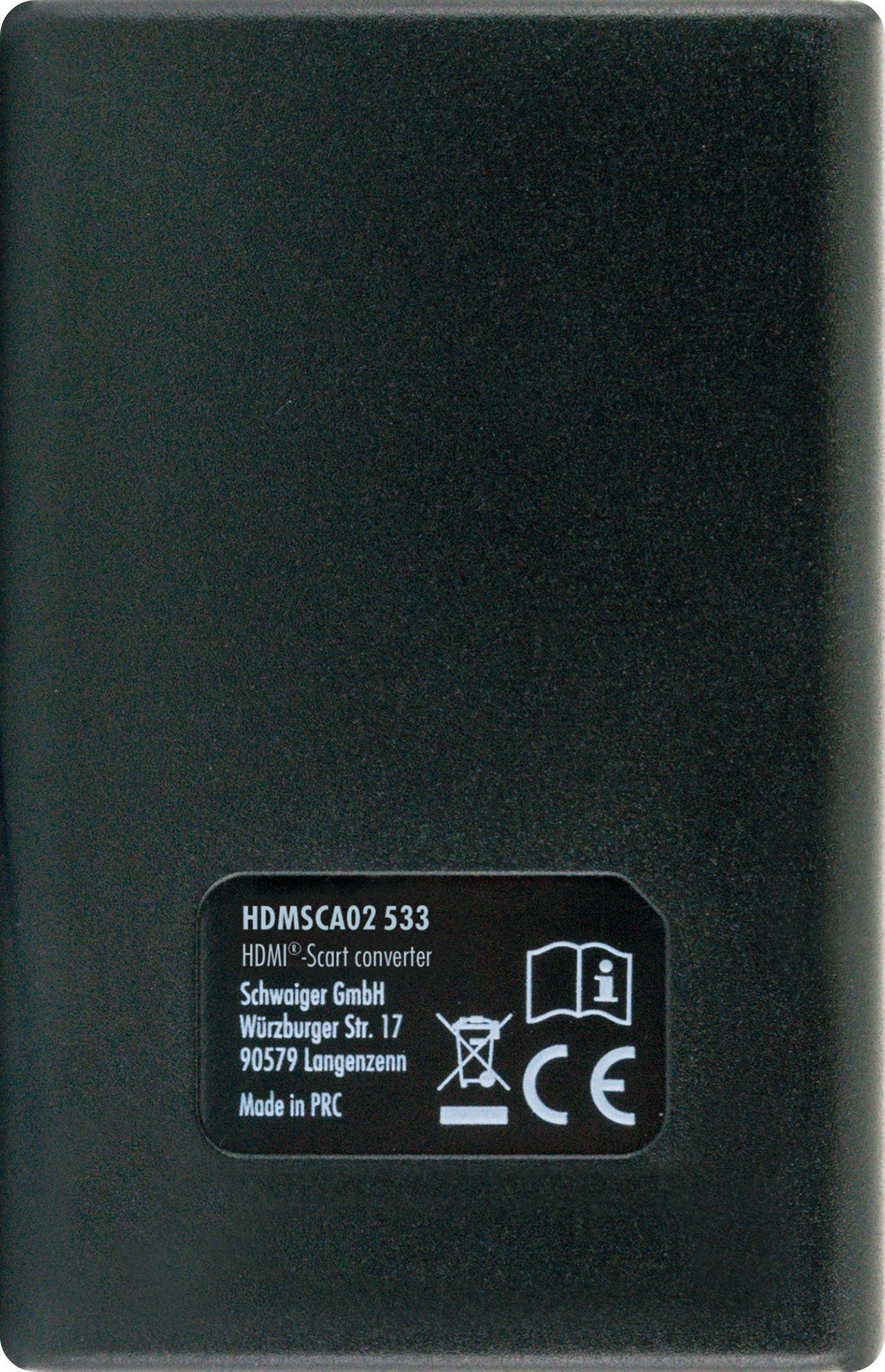 Schwaiger HDMSCA02 533 HDMI-Adapter zu SCART Buchse, HDMI Buchse, DC Buchse, HDMI->Scart Konverter – Bild 4 von 5
