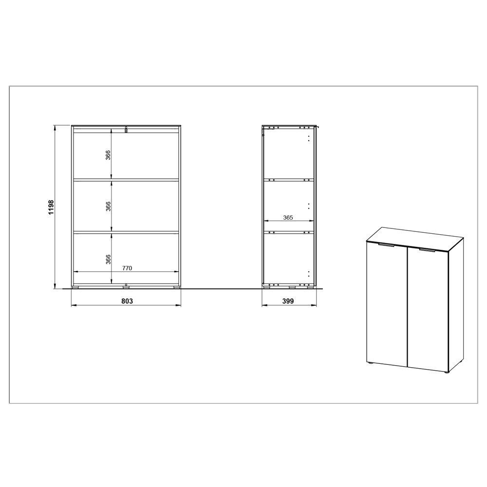 beige Nussbaum Kaschmir Aktenschrank Nb., cm Lomadox 80,5/120/40 mit ALVESTA-01 ca. in B/H/T: