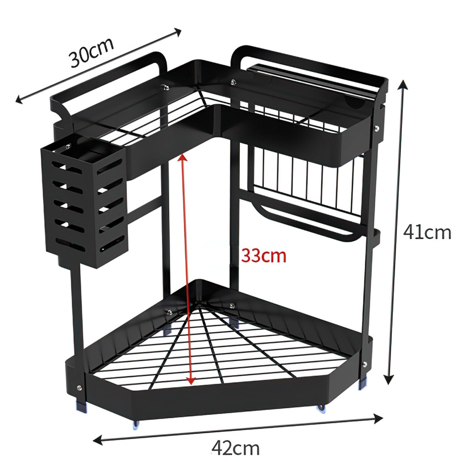 HEYHIPPO Gewürzregal L-förmiges Gewürzregal, Küchengewürzregal, Arbeitsplat günstig online kaufen