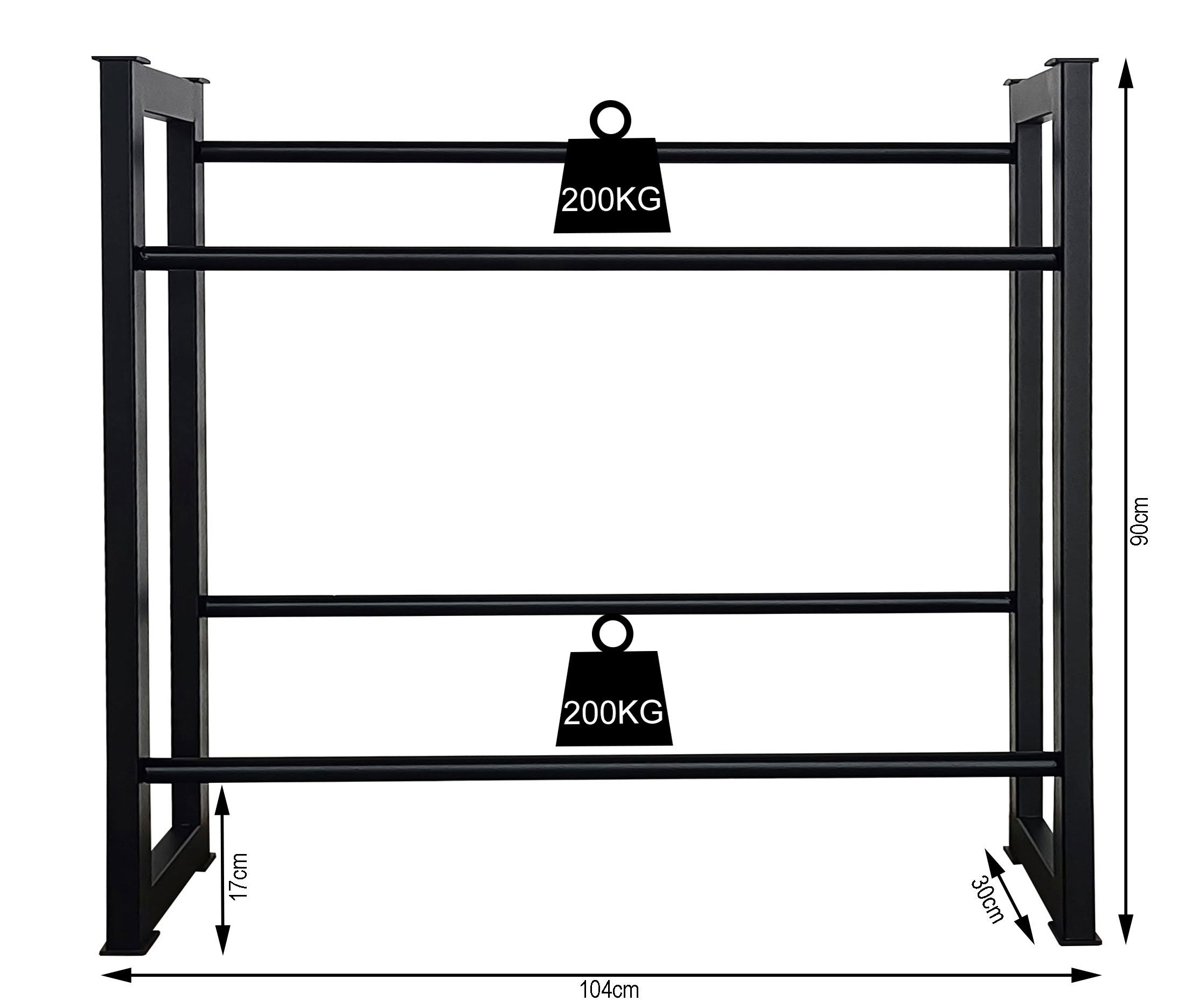 Quick Star Flaschenregal Getränkekistenregal 104x30x90cm, 6-tlg. günstig online kaufen