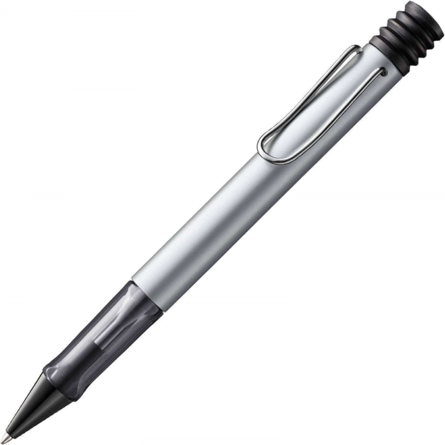 LAMY Druckkugelschreiber Aluminium Kugelschreiber AL-Star weiß-silber